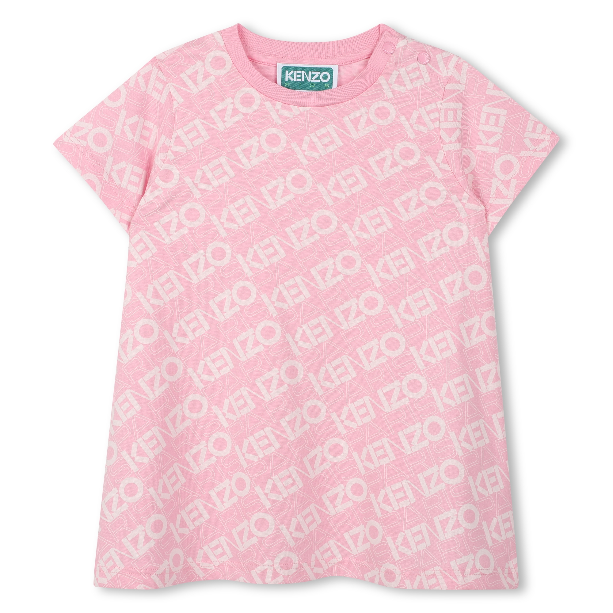 Printed cotton dress KENZO KIDS for GIRL