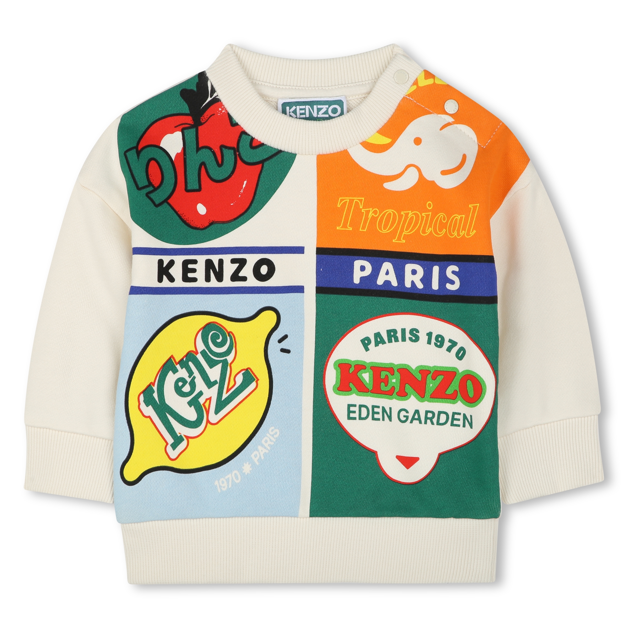 Sweat-shirt en molleton KENZO KIDS pour GARCON