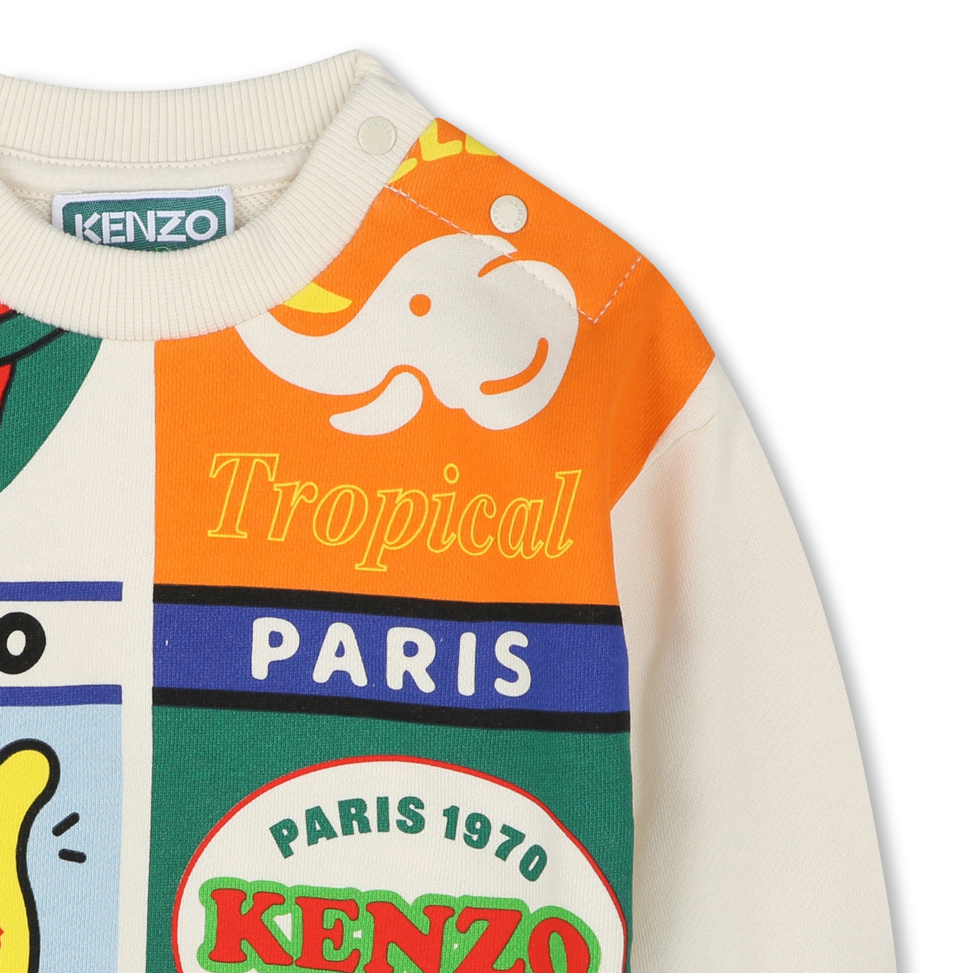 Sweat-shirt en molleton KENZO KIDS pour GARCON