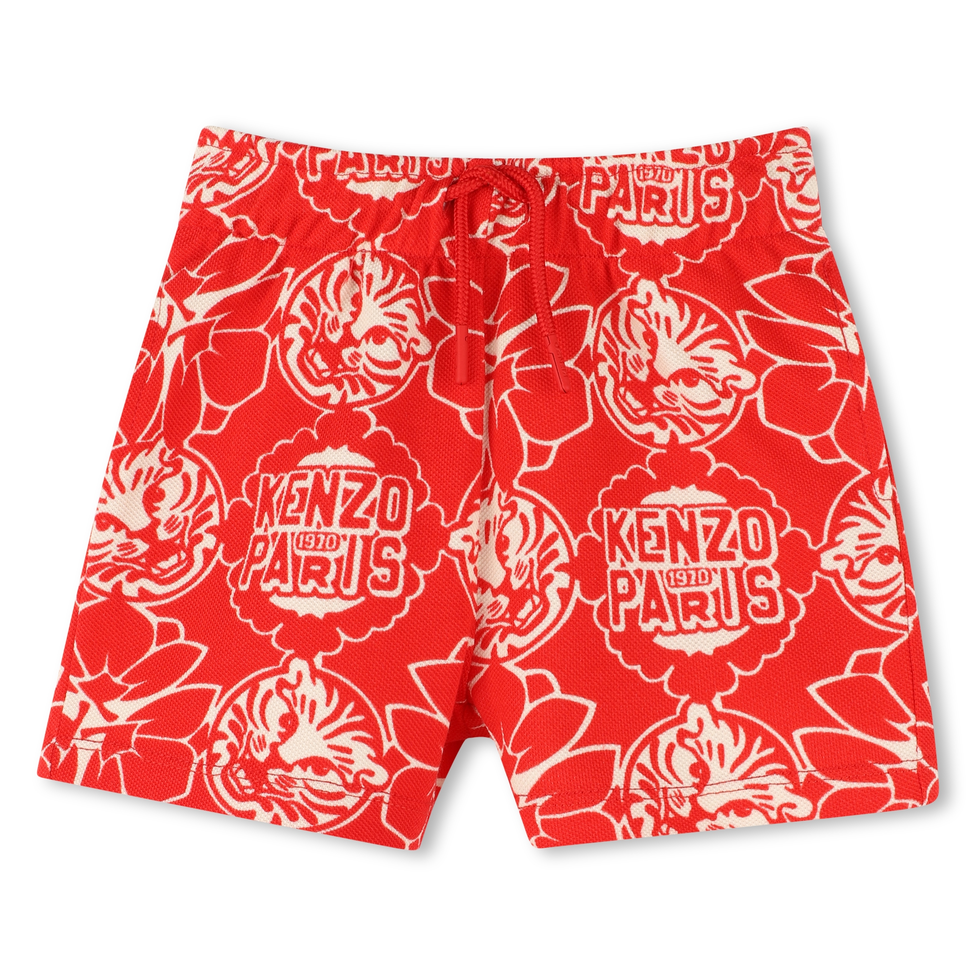 Printed cotton Bermuda shorts KENZO KIDS for BOY