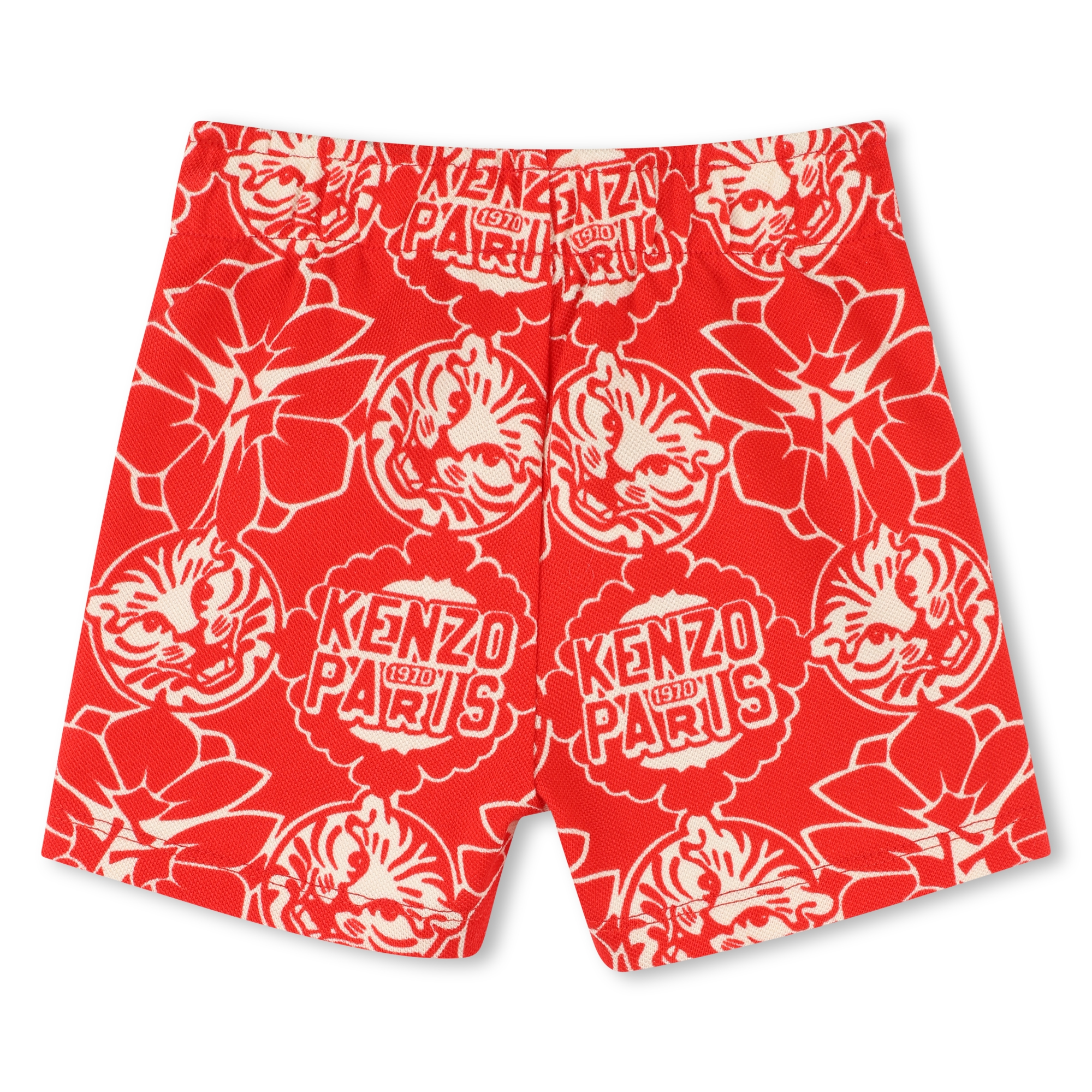 Printed cotton Bermuda shorts KENZO KIDS for BOY