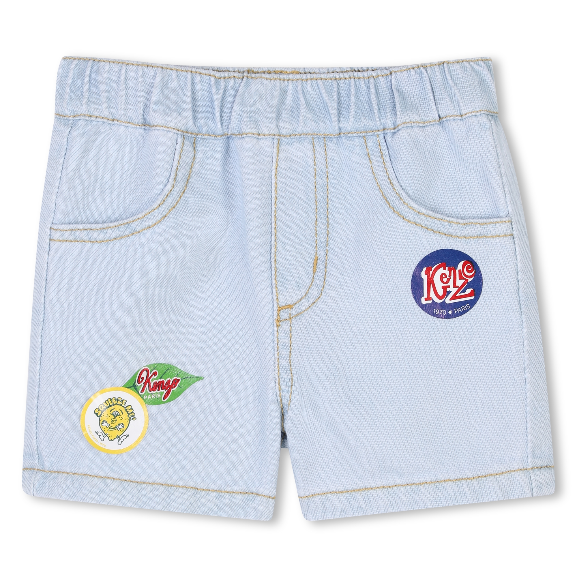 Short en jean KENZO KIDS pour GARCON