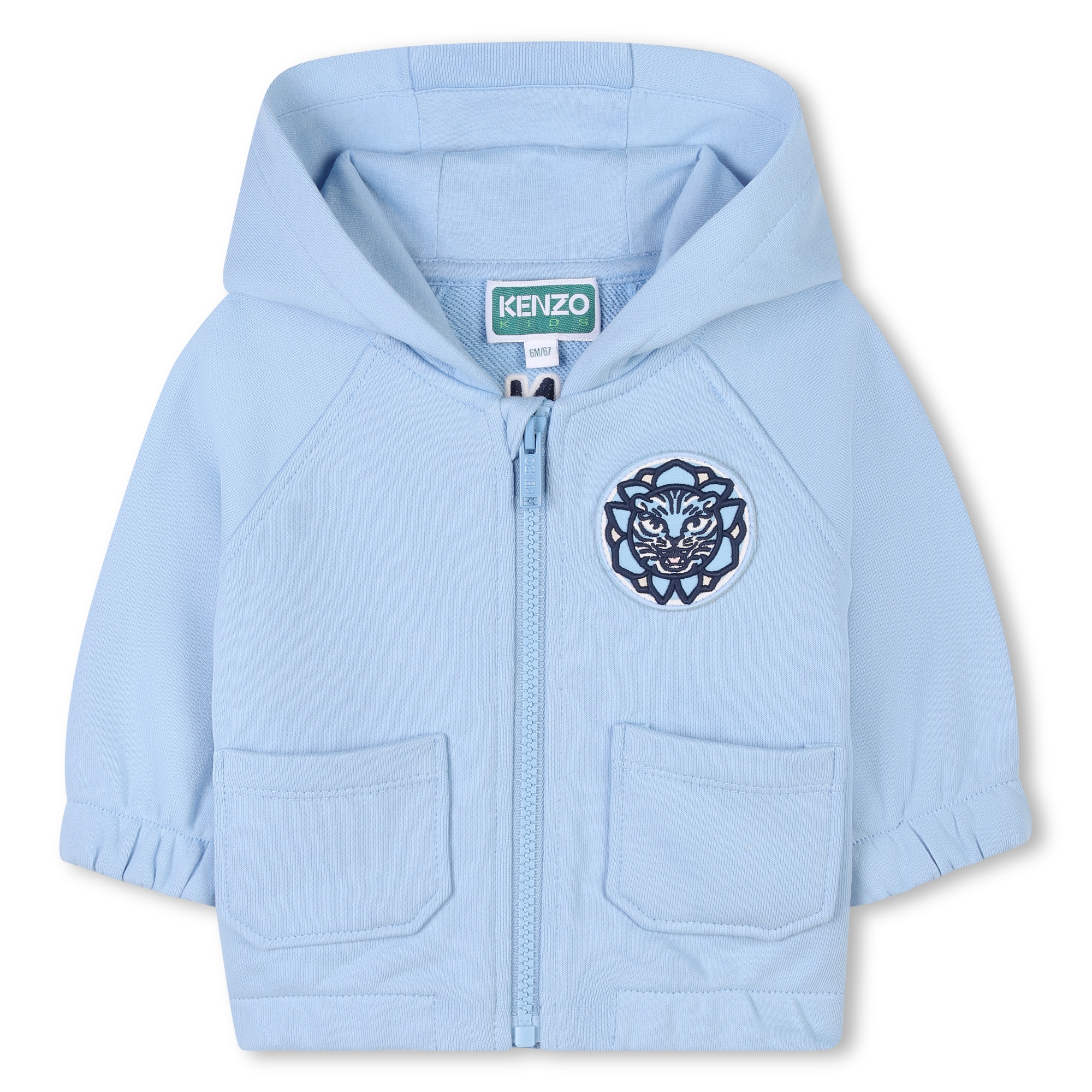 Cardigan de jogging zippé KENZO KIDS pour GARCON