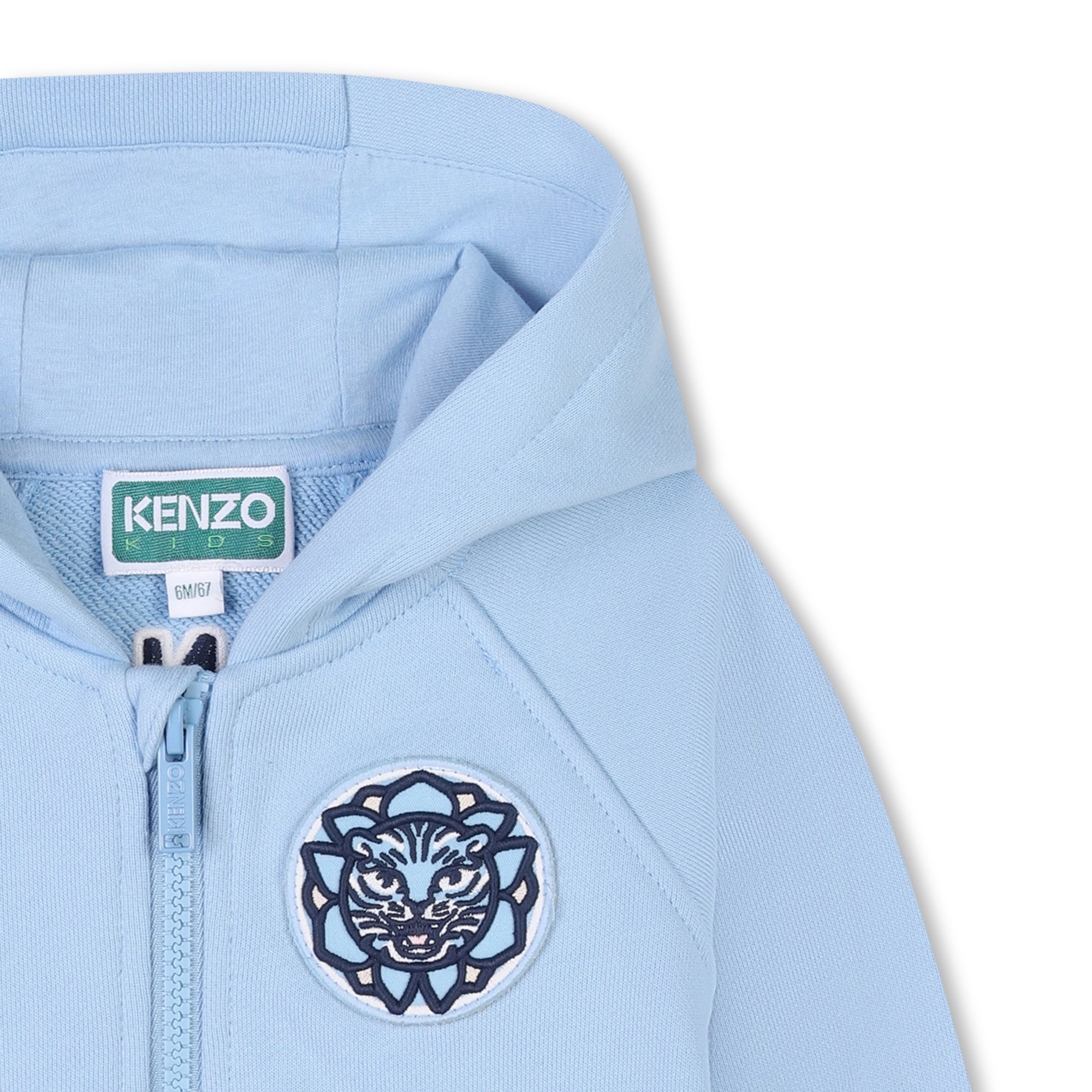 Cardigan de jogging zippé KENZO KIDS pour GARCON