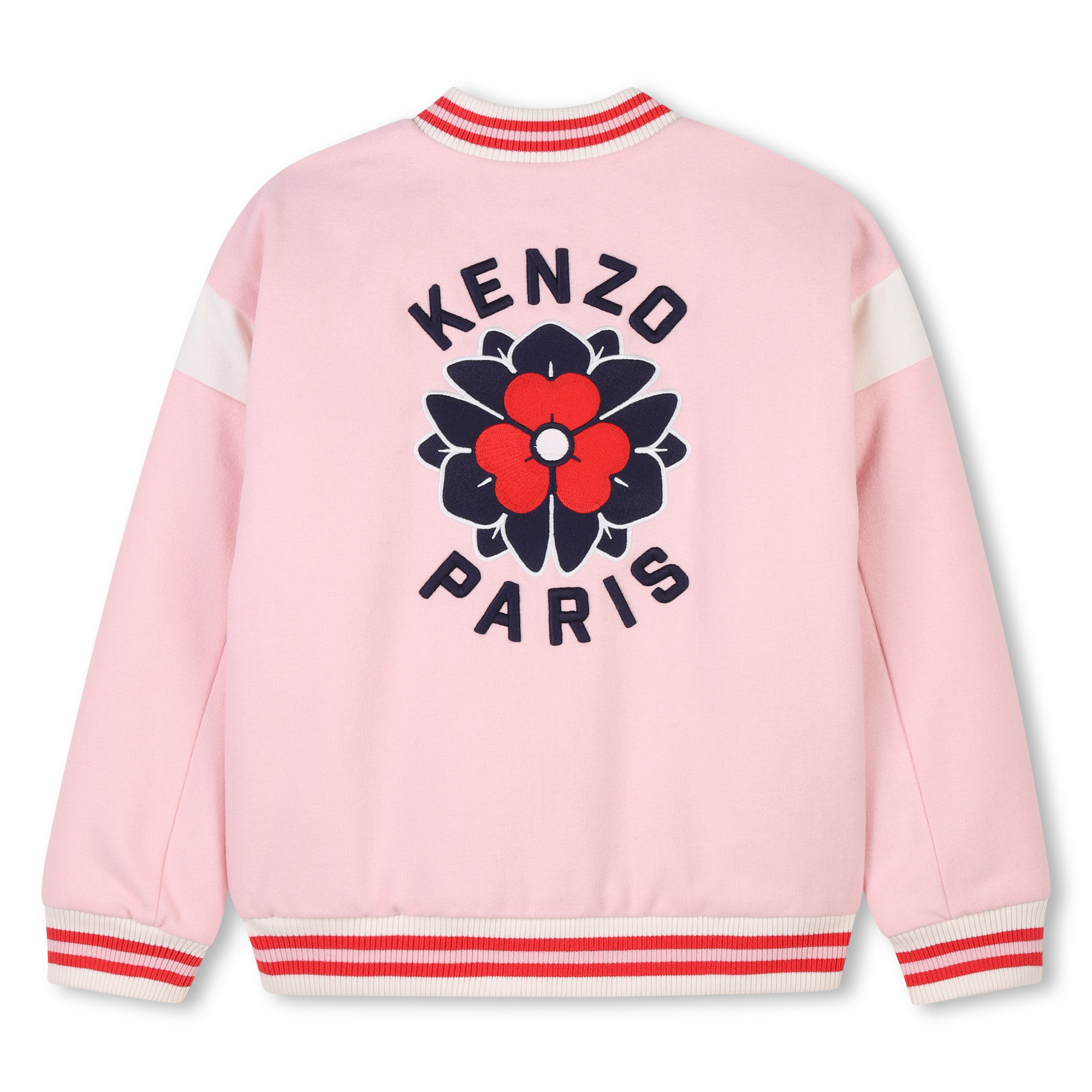 Embroidered woollen jacket KENZO KIDS for GIRL