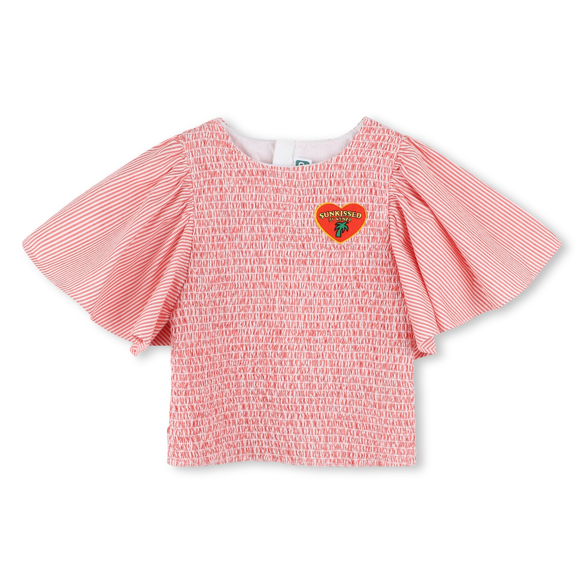 Katoenen blouse KENZO KIDS Voor