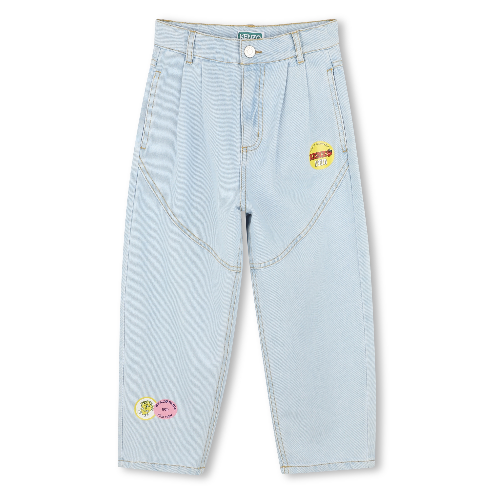 Elasticated waist jeans KENZO KIDS for GIRL