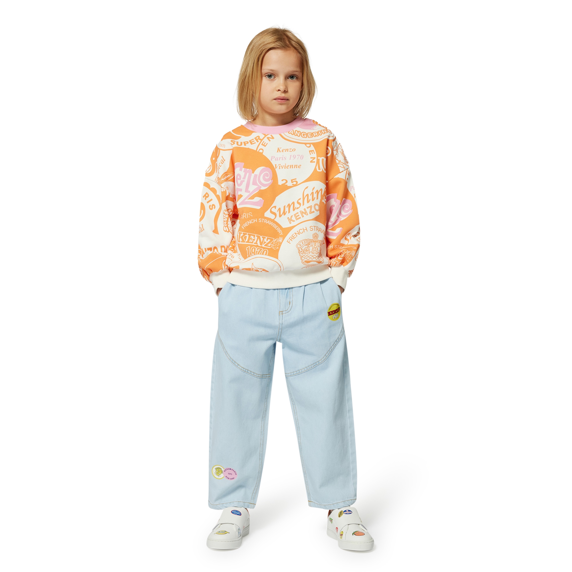 Jeans mit Stretch-Bund KENZO KIDS Für MÄDCHEN