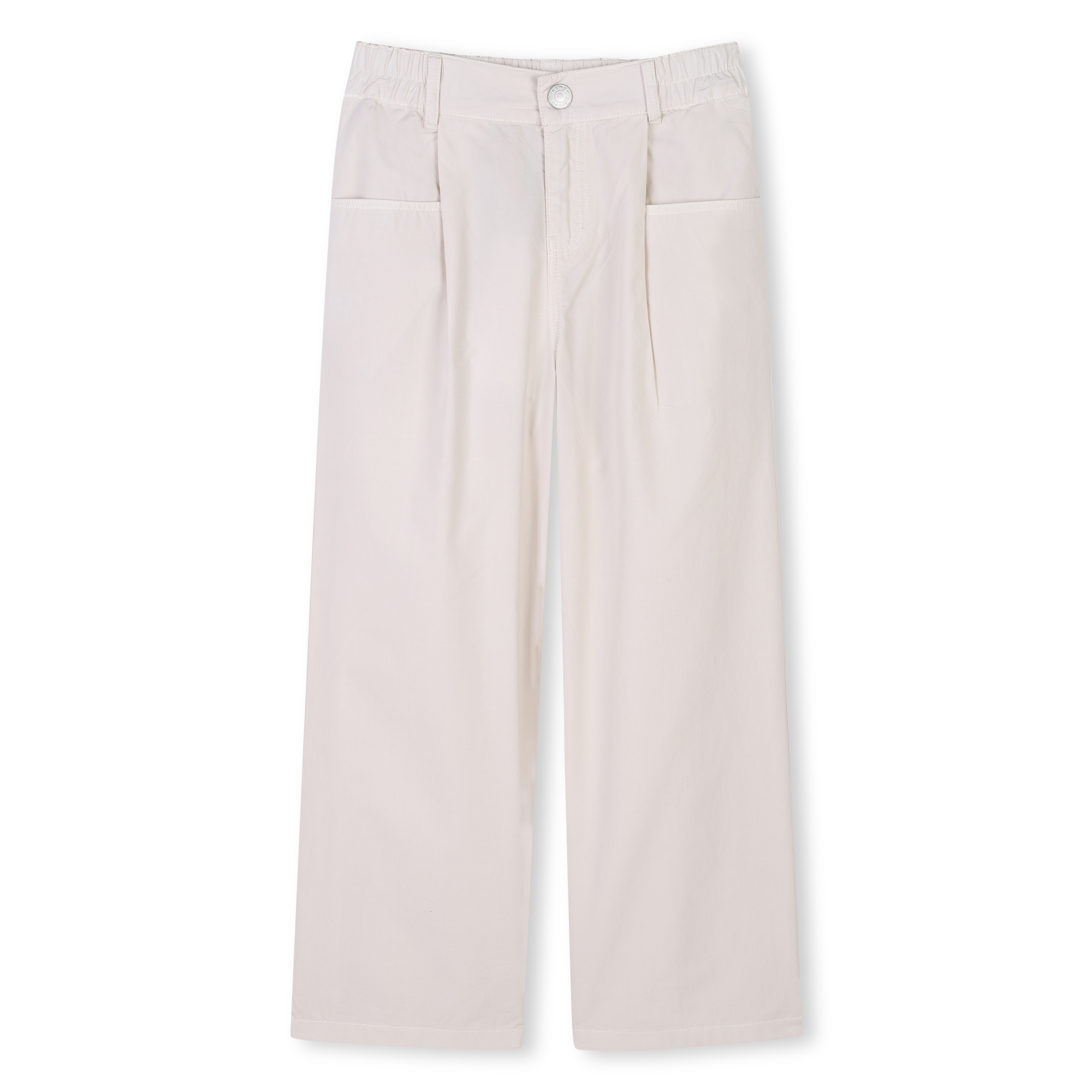 Flared poplin trousers KENZO KIDS for GIRL