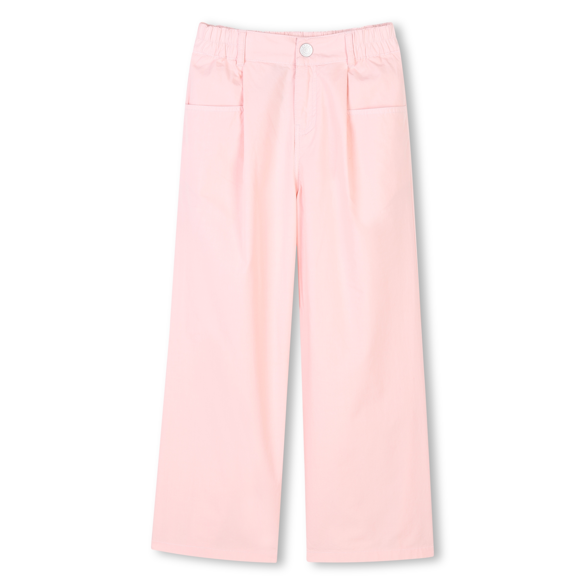 Pantalon évasé en popeline KENZO KIDS pour FILLE