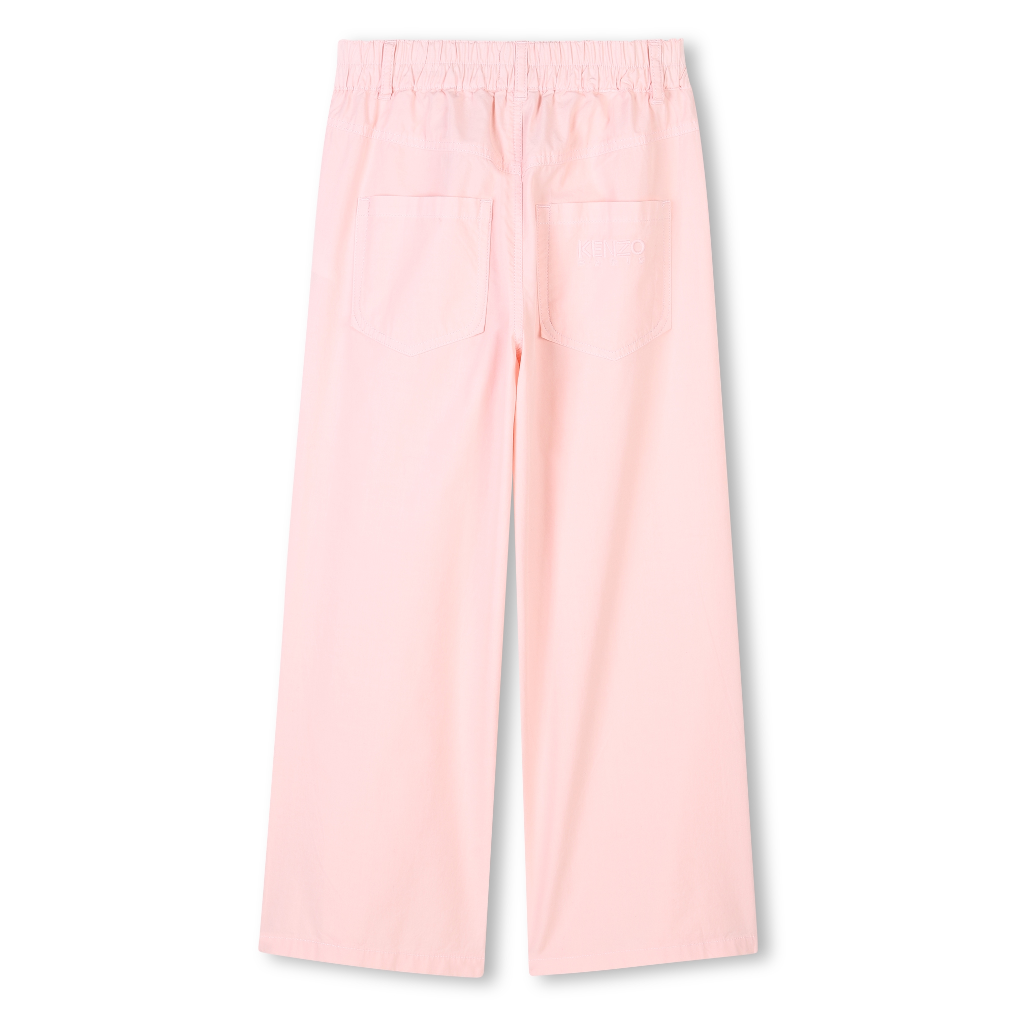 Flared poplin trousers KENZO KIDS for GIRL