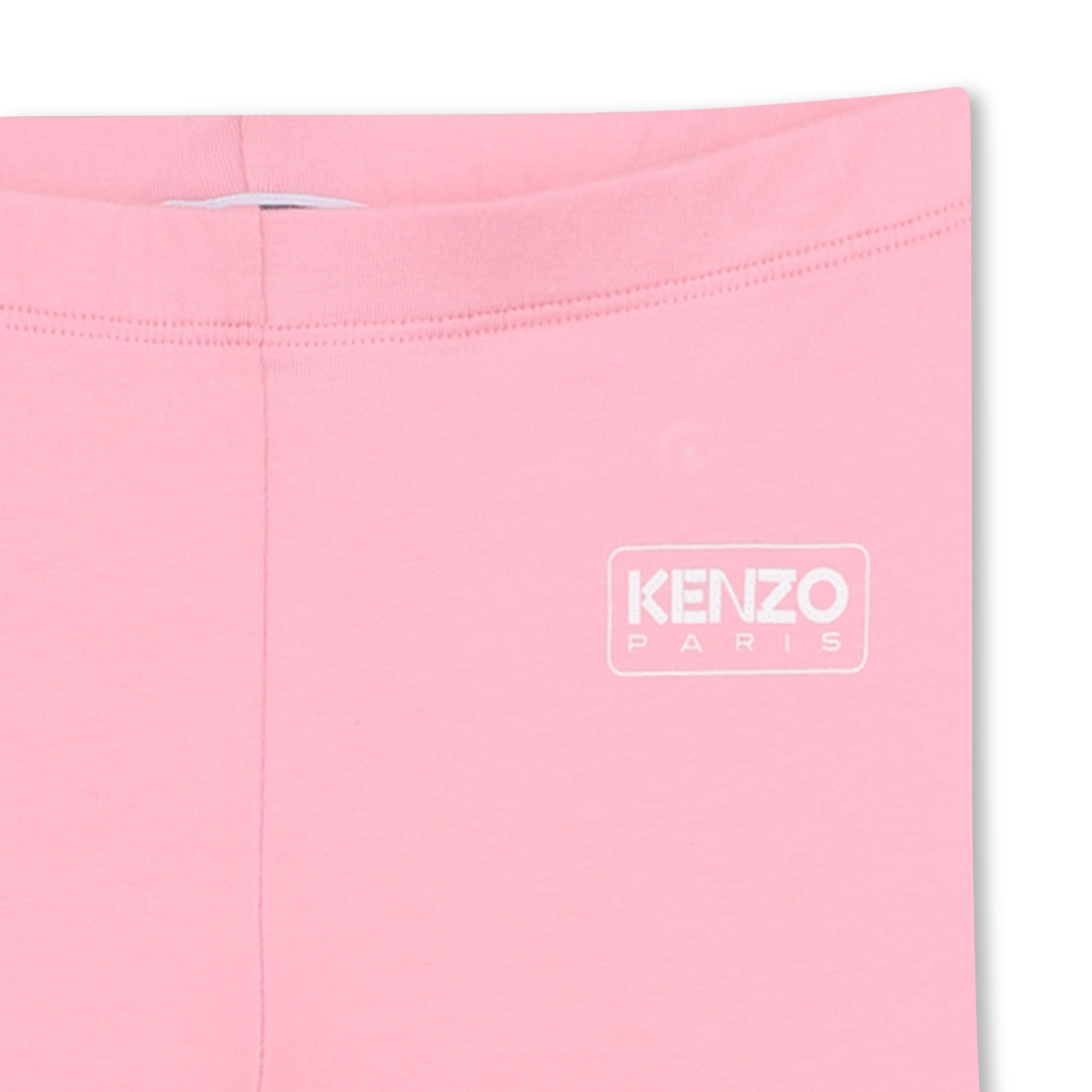 Illustrated logo leggings KENZO KIDS for GIRL