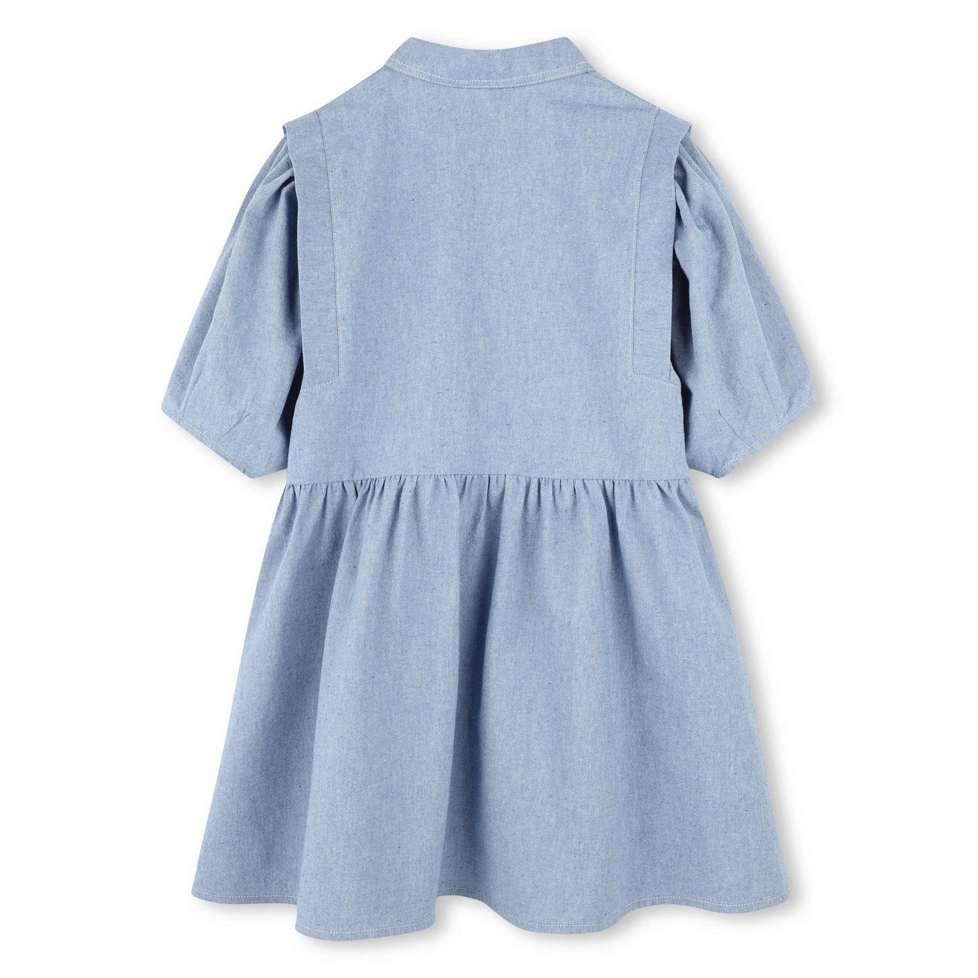 Robe chemise en coton KENZO KIDS pour FILLE