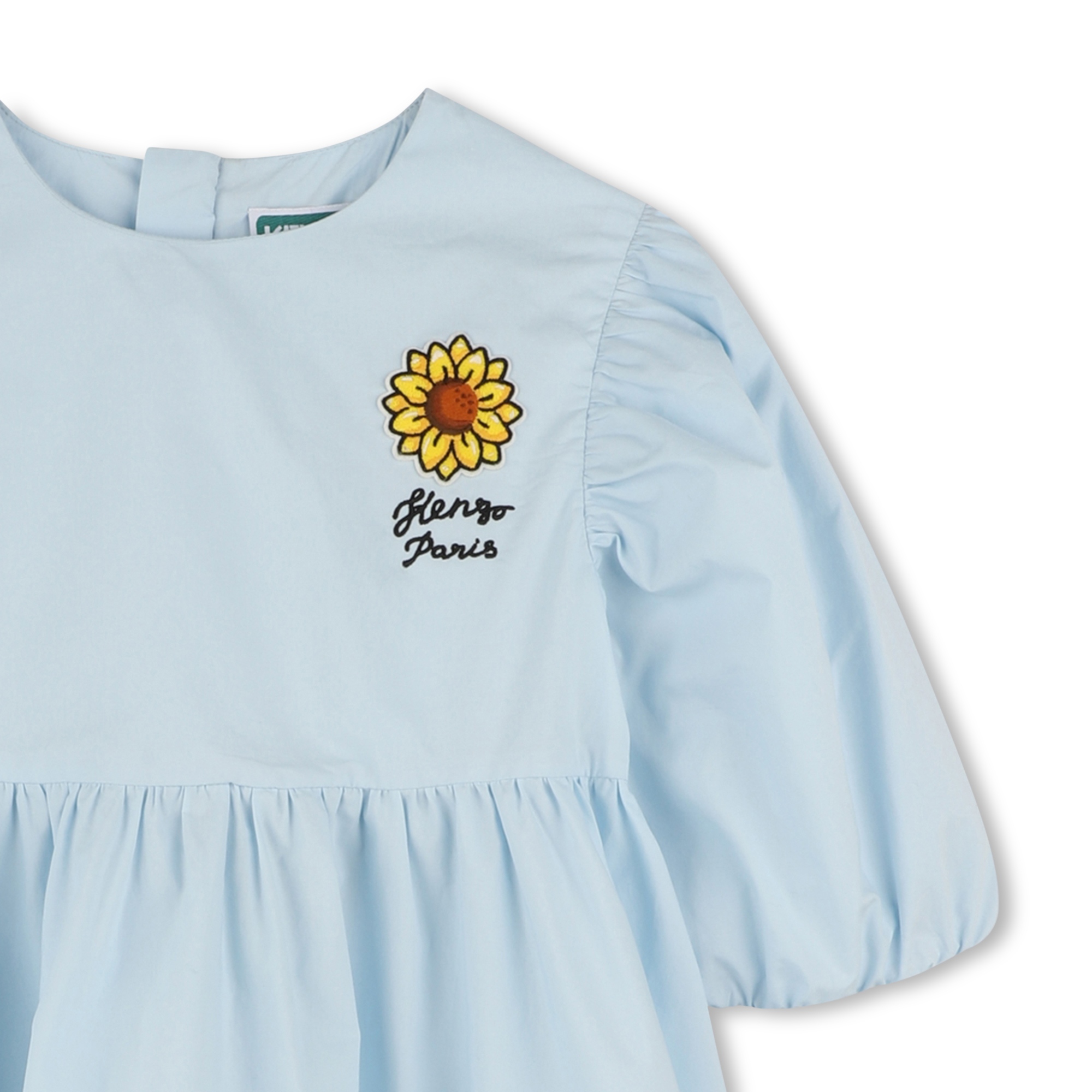 Robe évasée bicolore KENZO KIDS pour FILLE