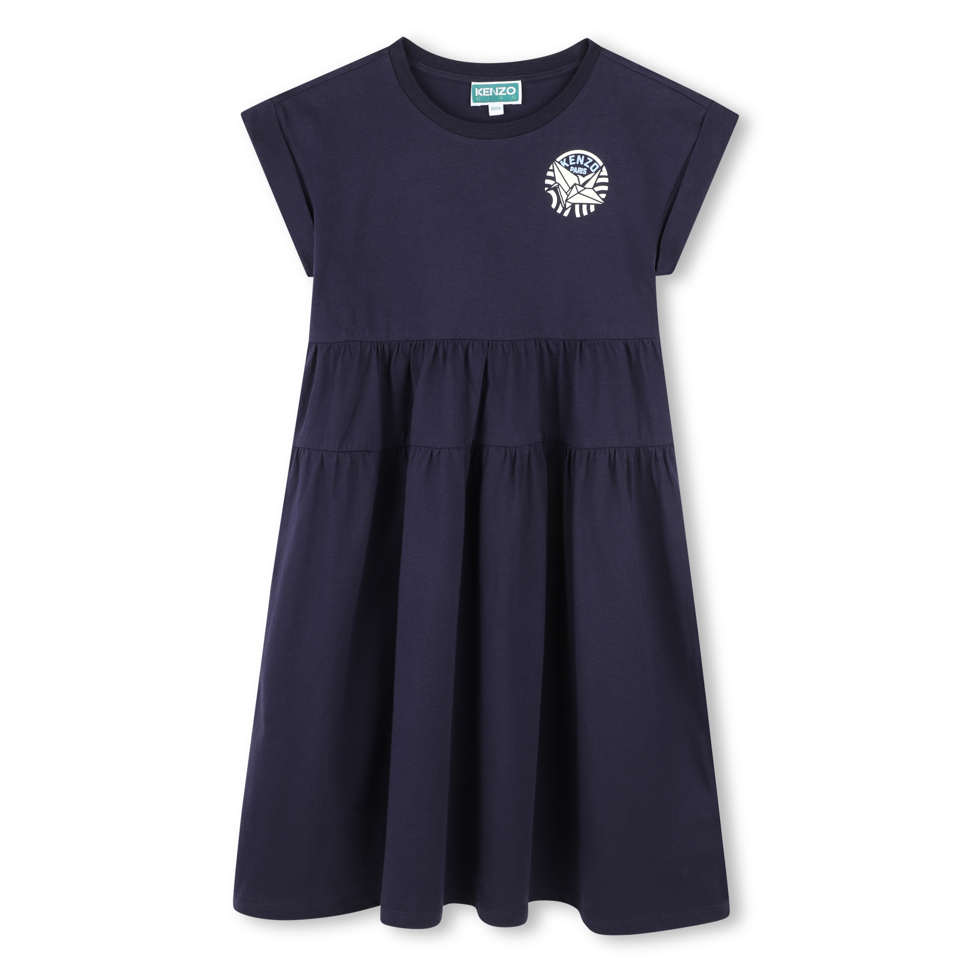 Dress with cutout waist panel KENZO KIDS for GIRL