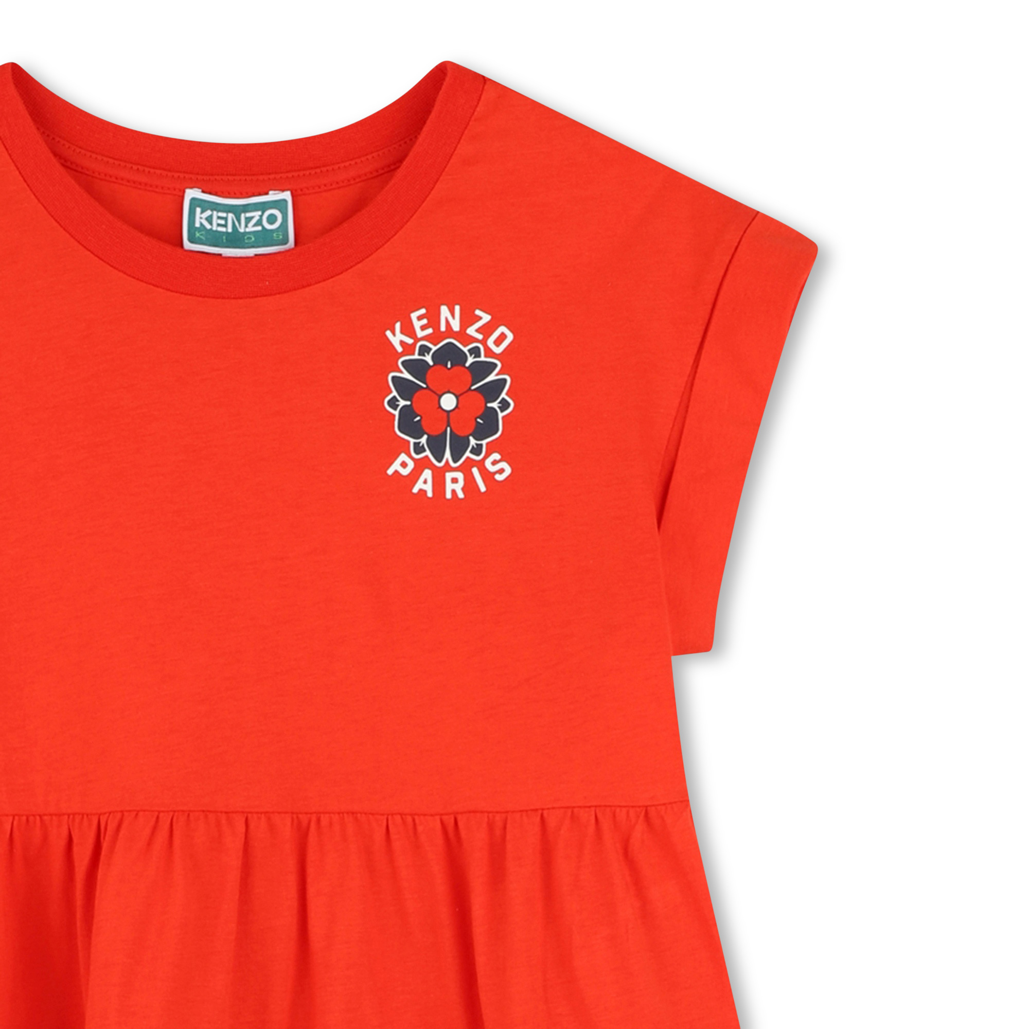 Dress with cutout waist panel KENZO KIDS for GIRL