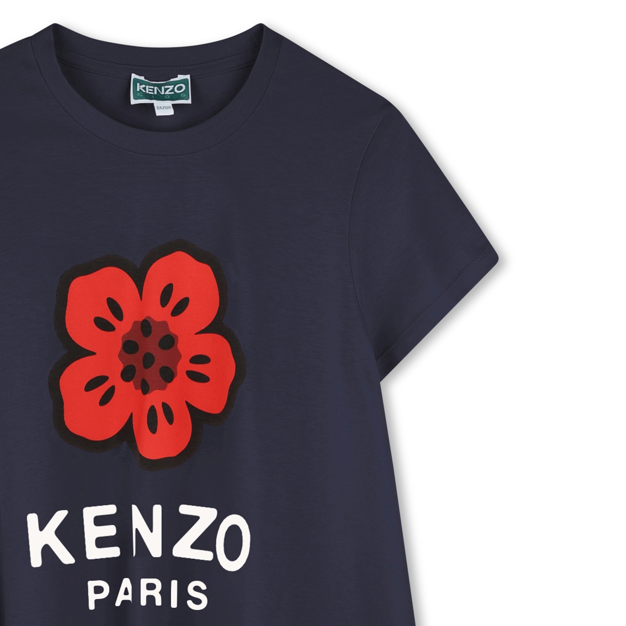 Loose dress with logo print KENZO KIDS for GIRL