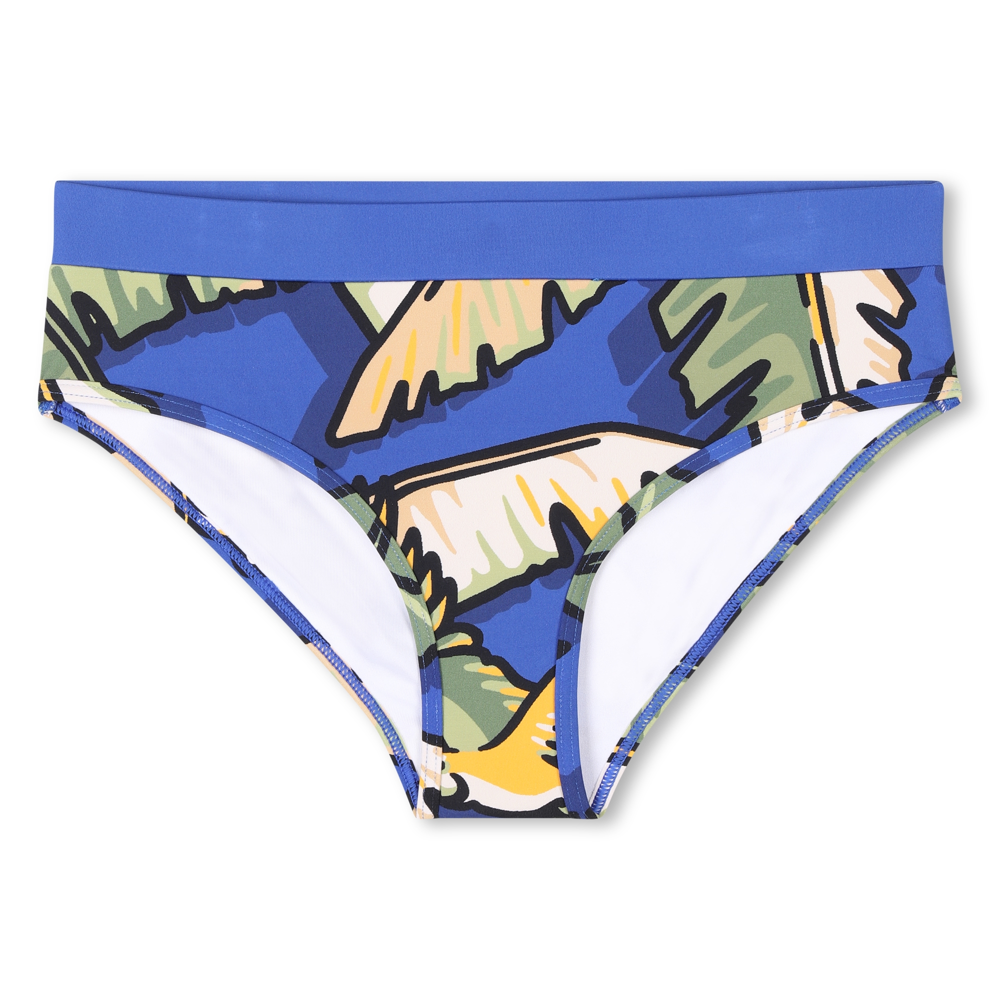 Palm-print two-piece swimsuit KENZO KIDS for GIRL