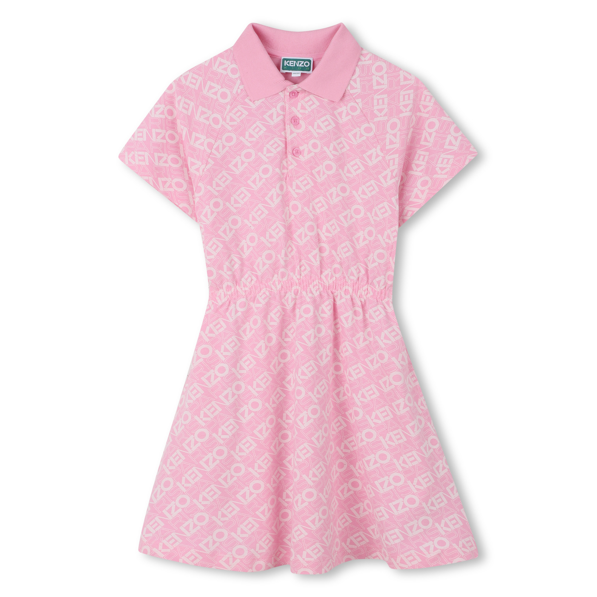 Kurzarm-Kleid mit Polokragen KENZO KIDS Für MÄDCHEN