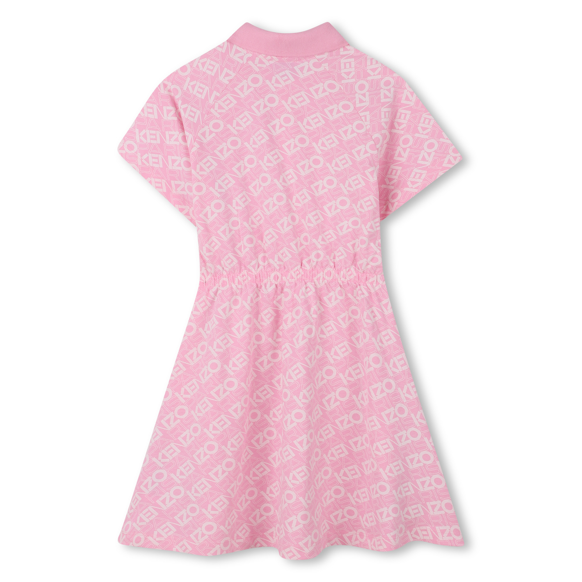 Raglan sleeve polo dress KENZO KIDS for GIRL