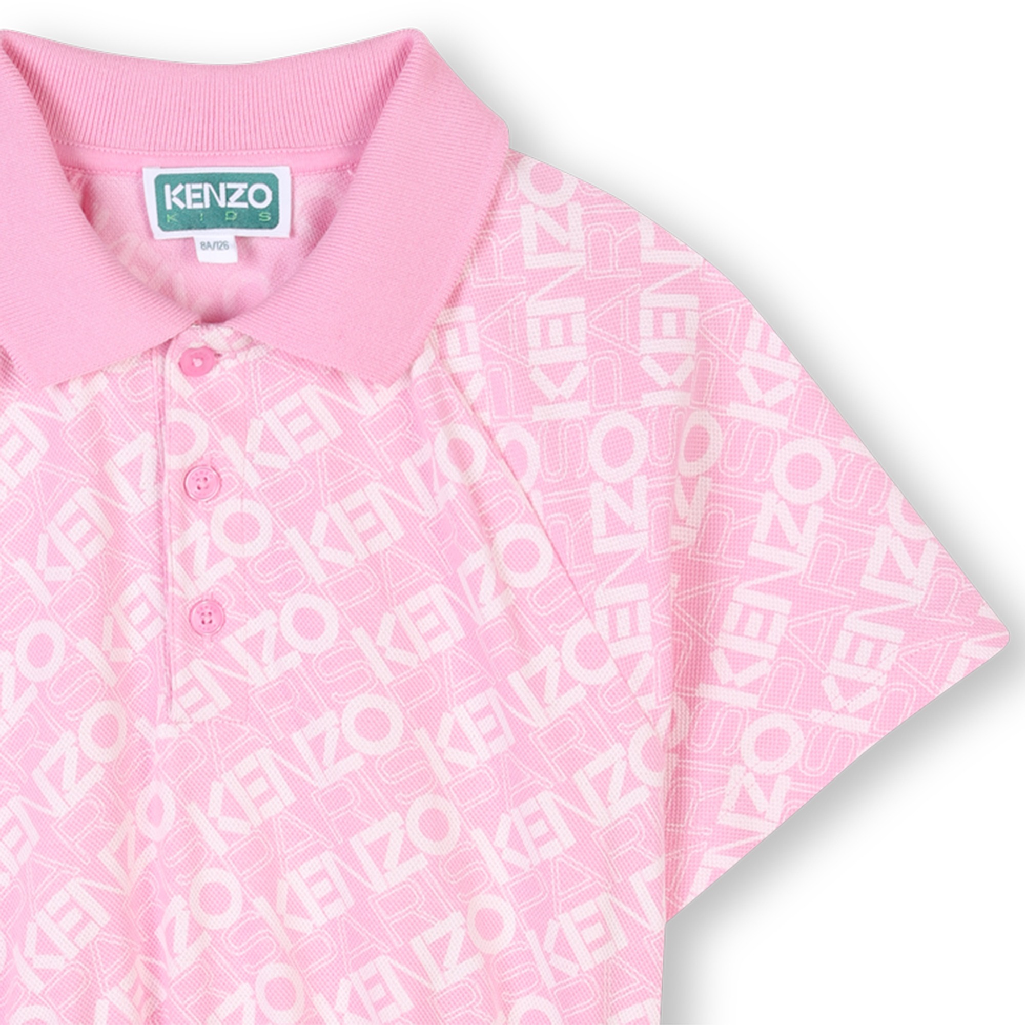 Kurzarm-Kleid mit Polokragen KENZO KIDS Für MÄDCHEN