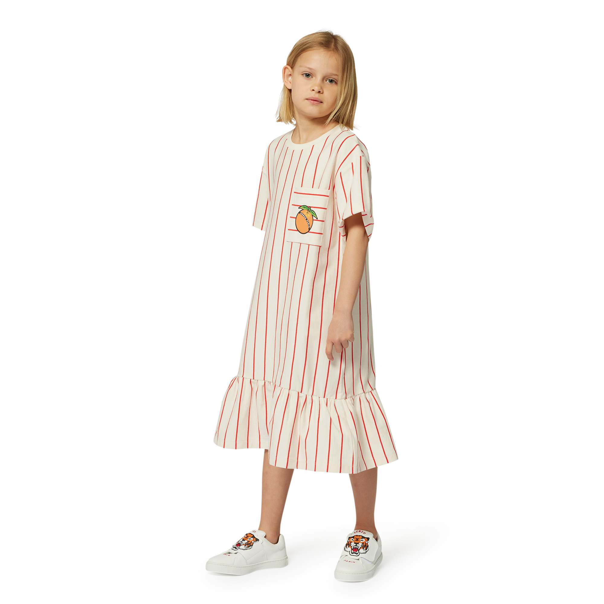 Vestido estampado de algodón KENZO KIDS para NIÑA