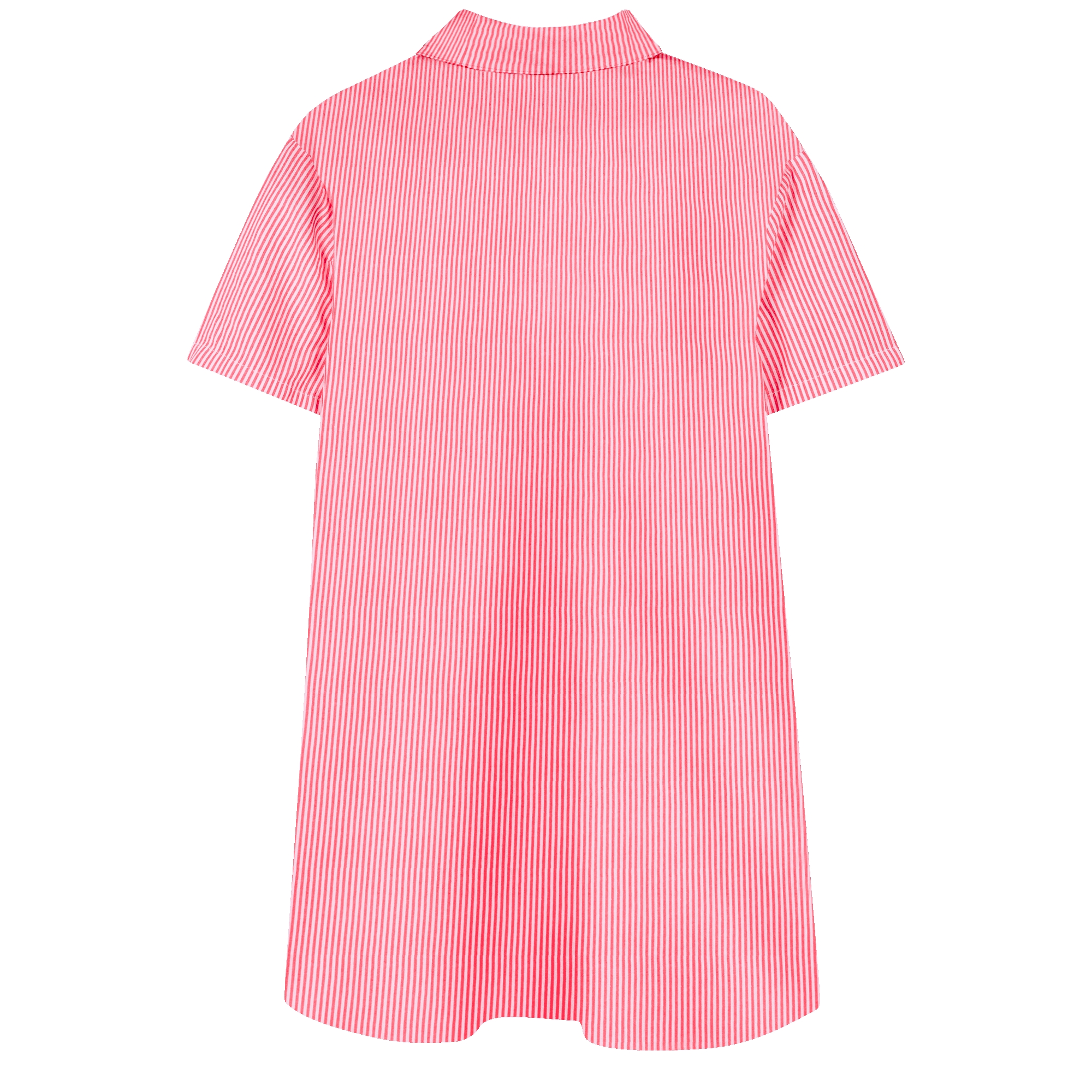 Robe chemise en coton rayé KENZO KIDS pour FILLE