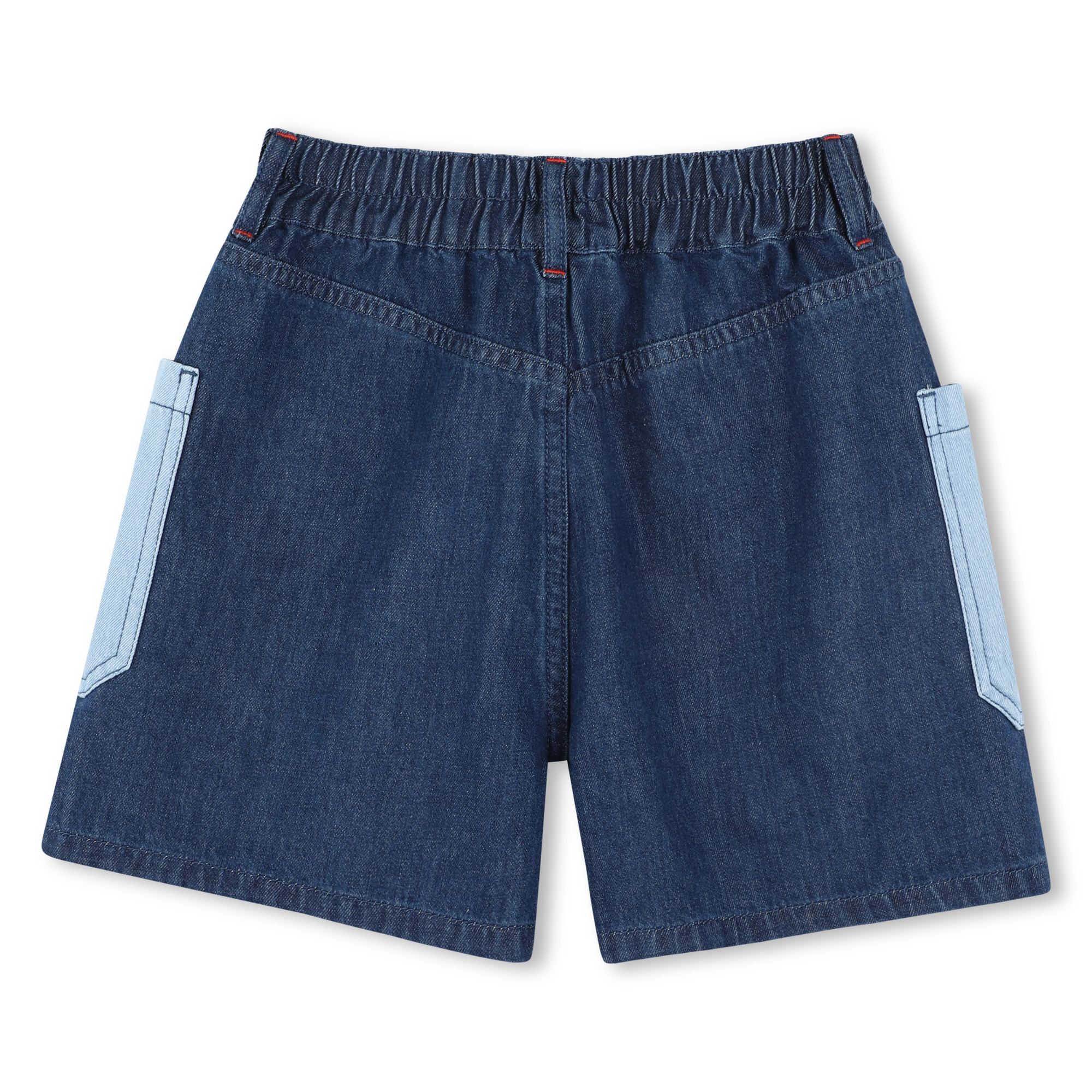 Denim shorts with pockets KENZO KIDS for GIRL