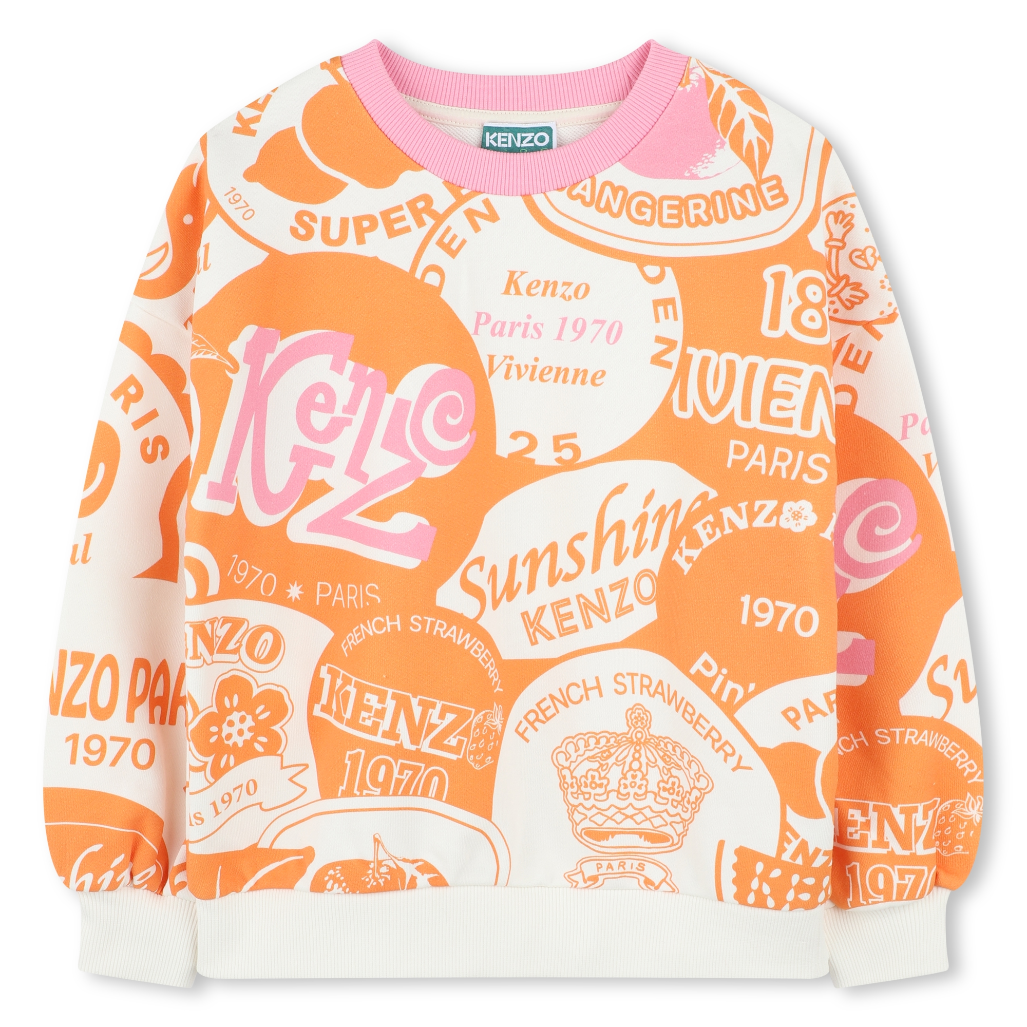 Sweat-shirt en molleton KENZO KIDS pour FILLE