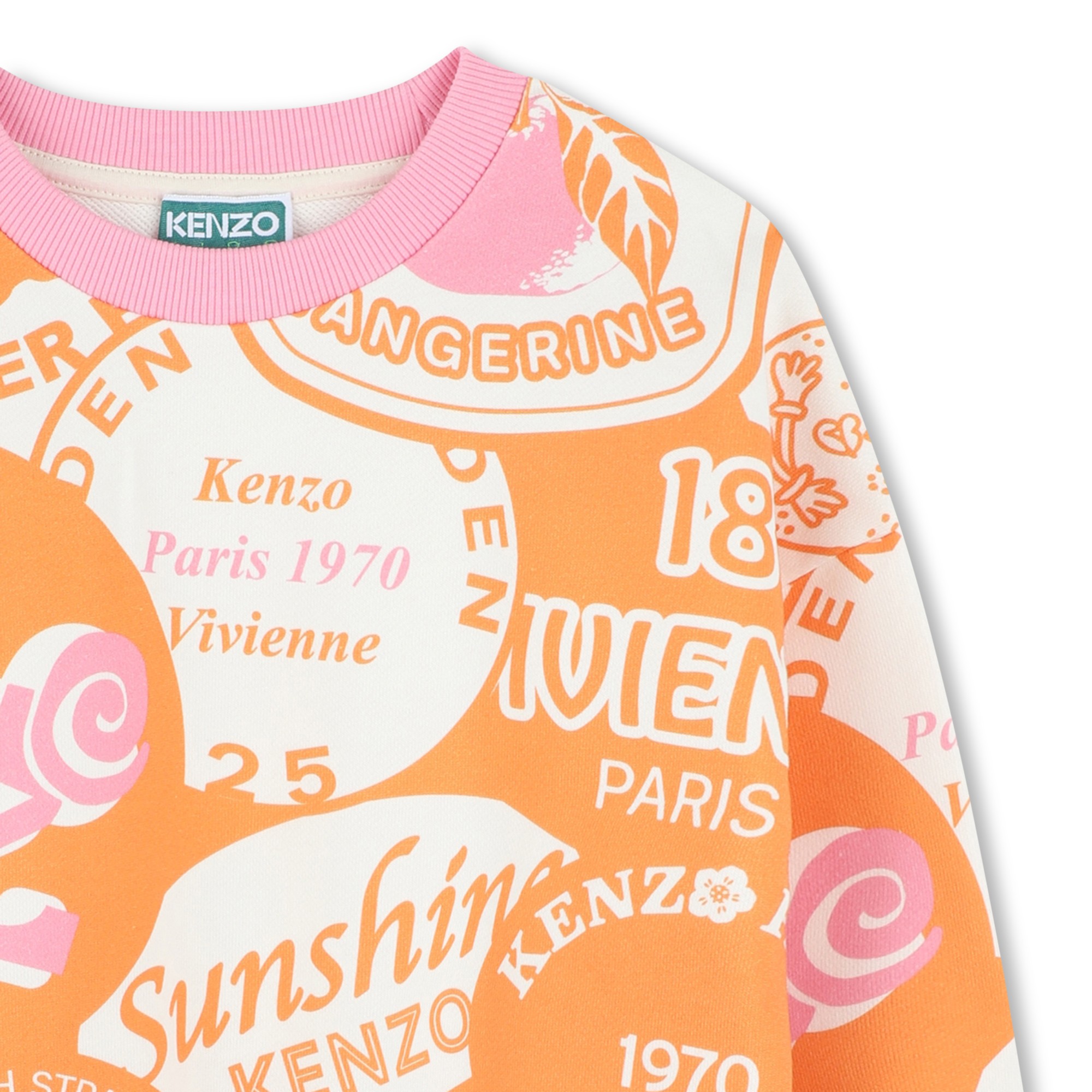 Sweat-shirt en molleton KENZO KIDS pour FILLE