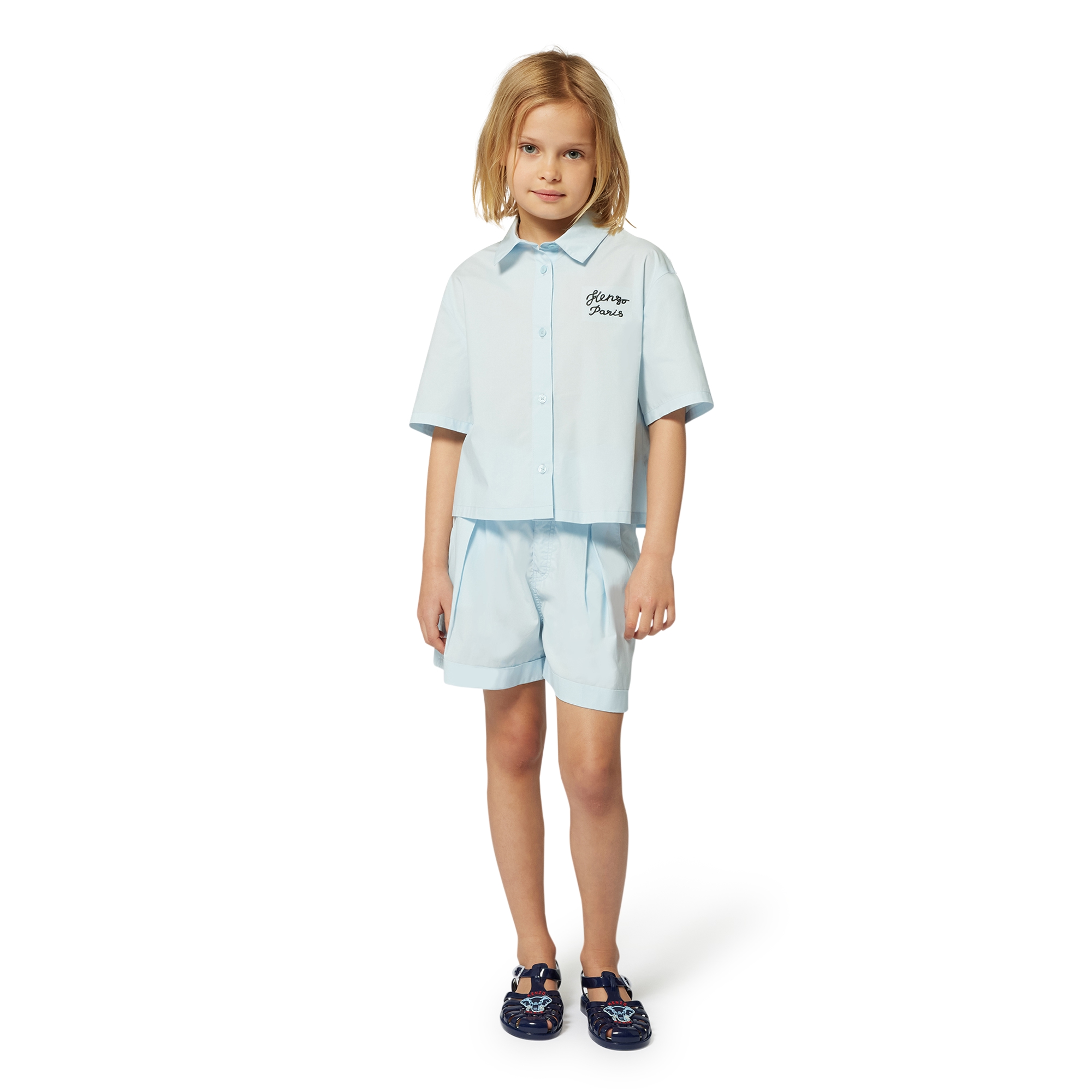 Elasticated-waist shorts KENZO KIDS for GIRL