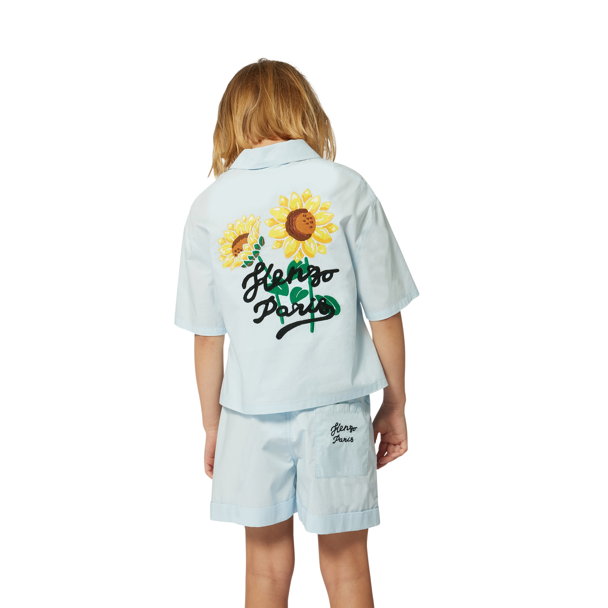 Elasticated-waist shorts KENZO KIDS for GIRL