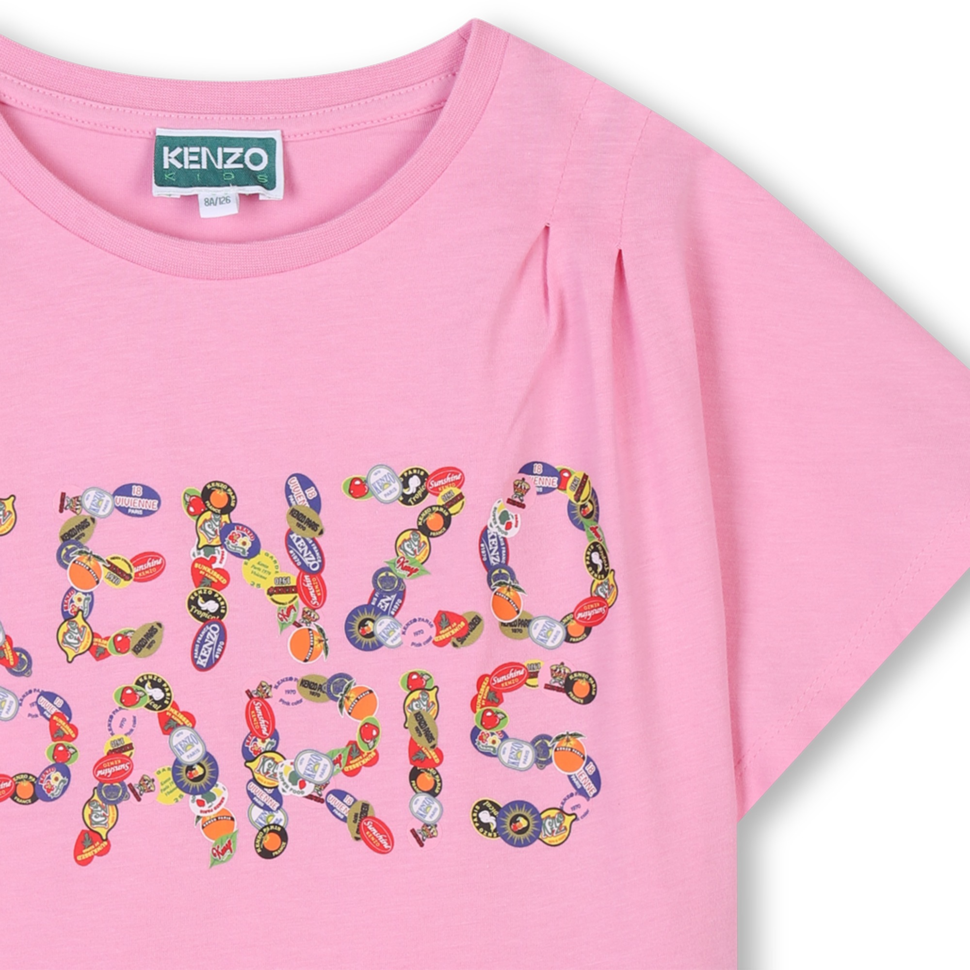 T-shirt met korte mouwen KENZO KIDS Voor