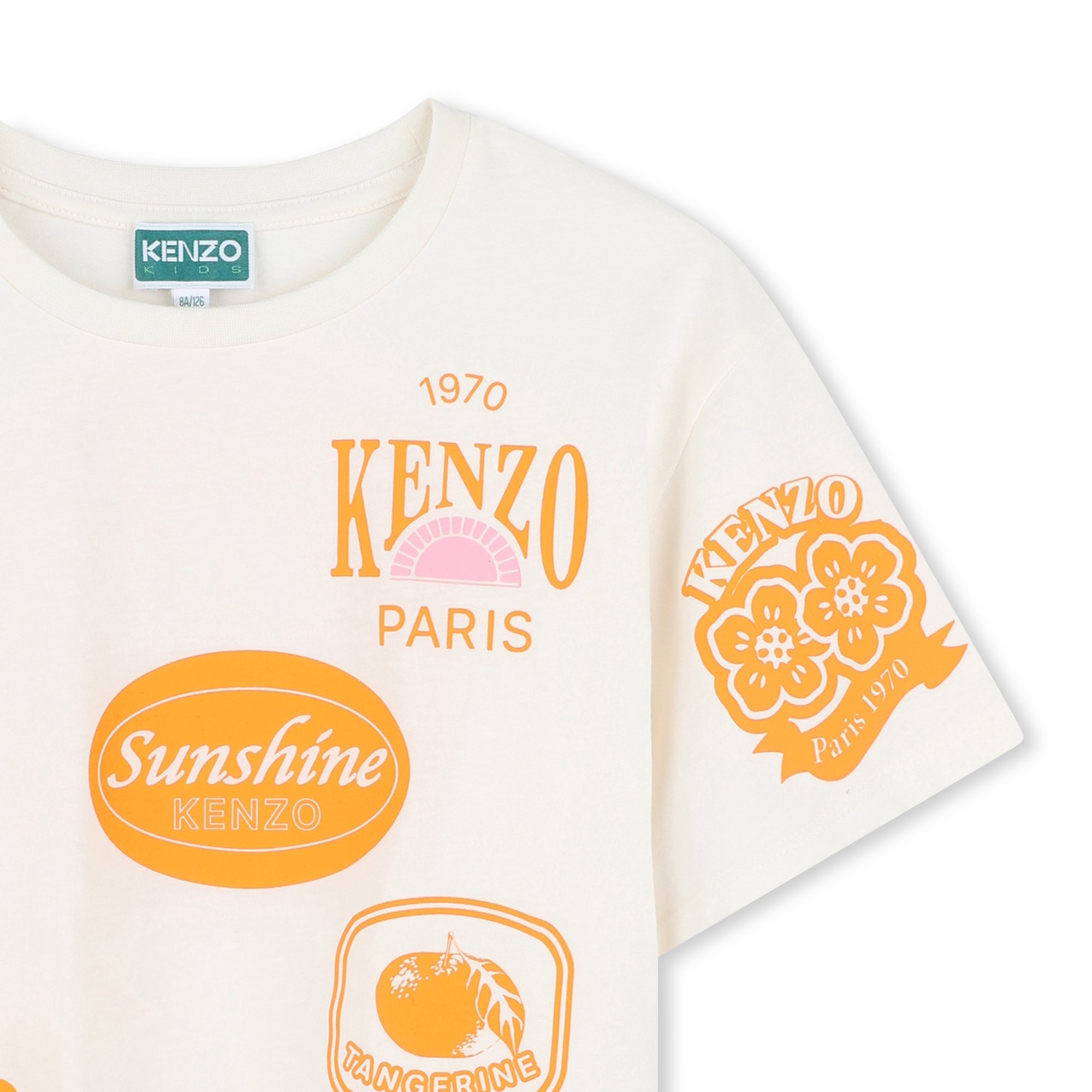 T-shirt a maniche corte KENZO KIDS Per BAMBINA