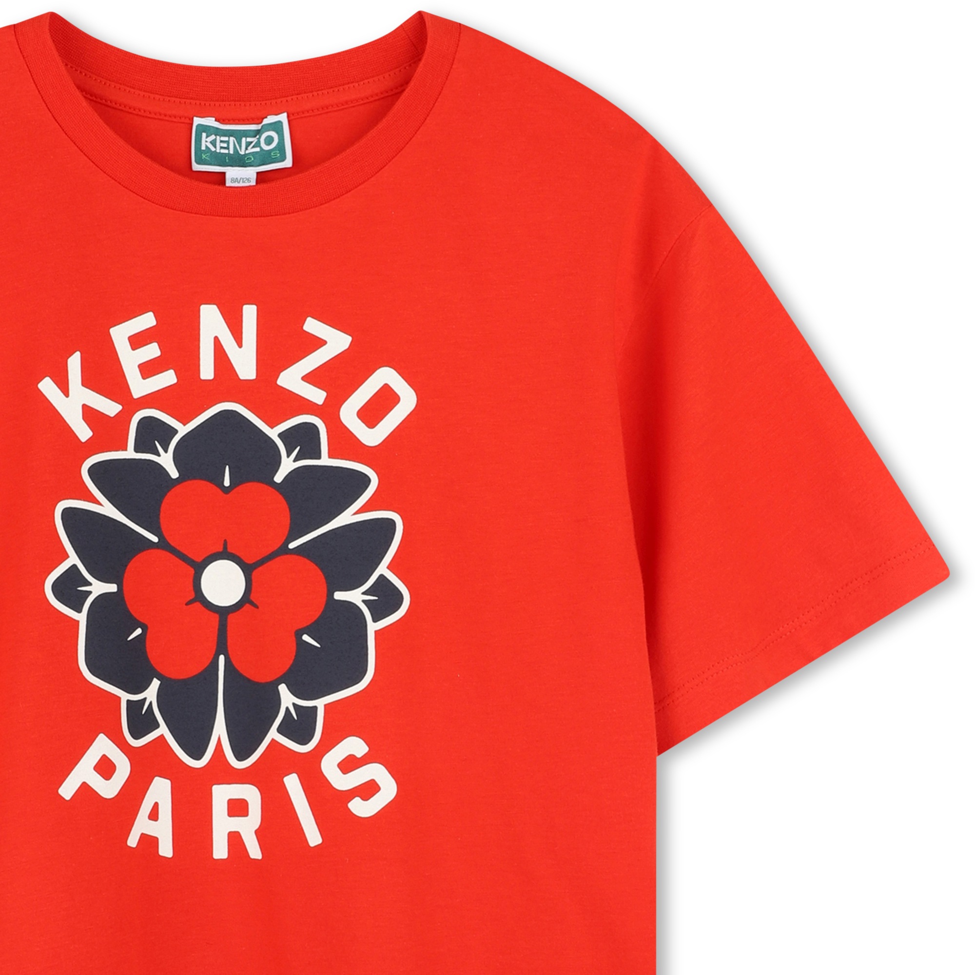 T-shirt with logo print KENZO KIDS for GIRL