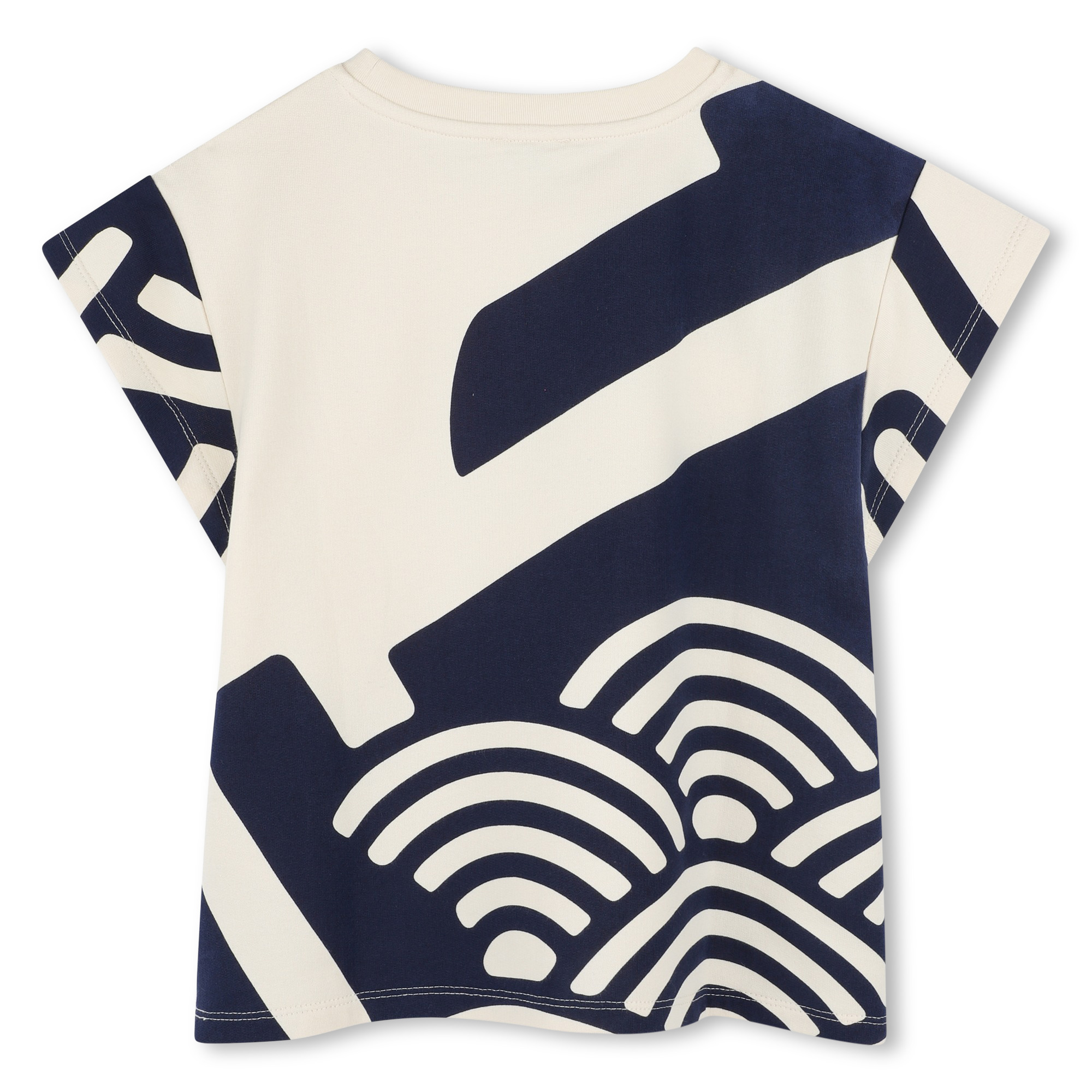 Printed fleece T-shirt KENZO KIDS for GIRL