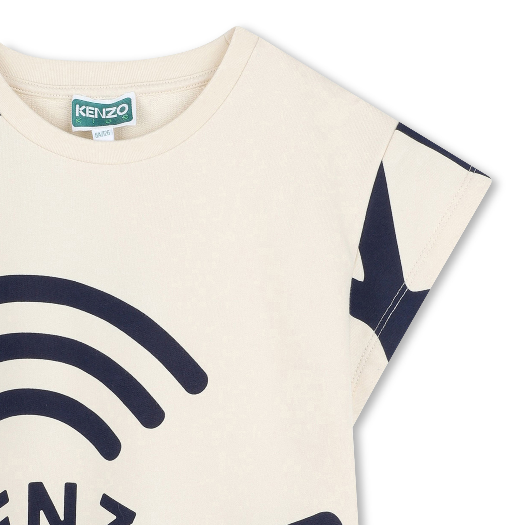 Printed fleece T-shirt KENZO KIDS for GIRL