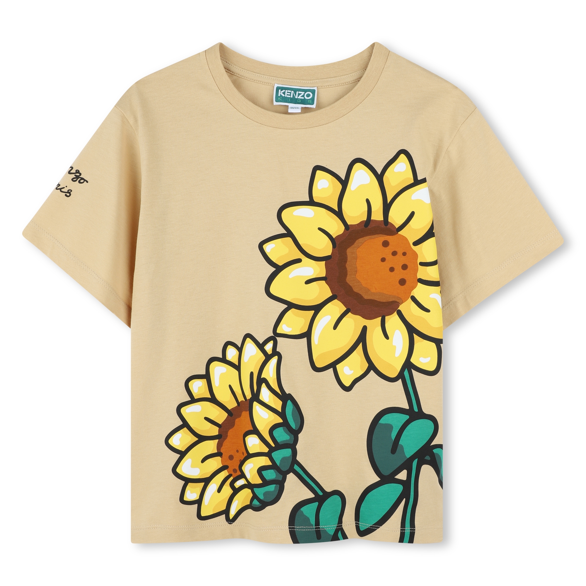 T-Shirt mit Sonnenblumendruck KENZO KIDS Für MÄDCHEN