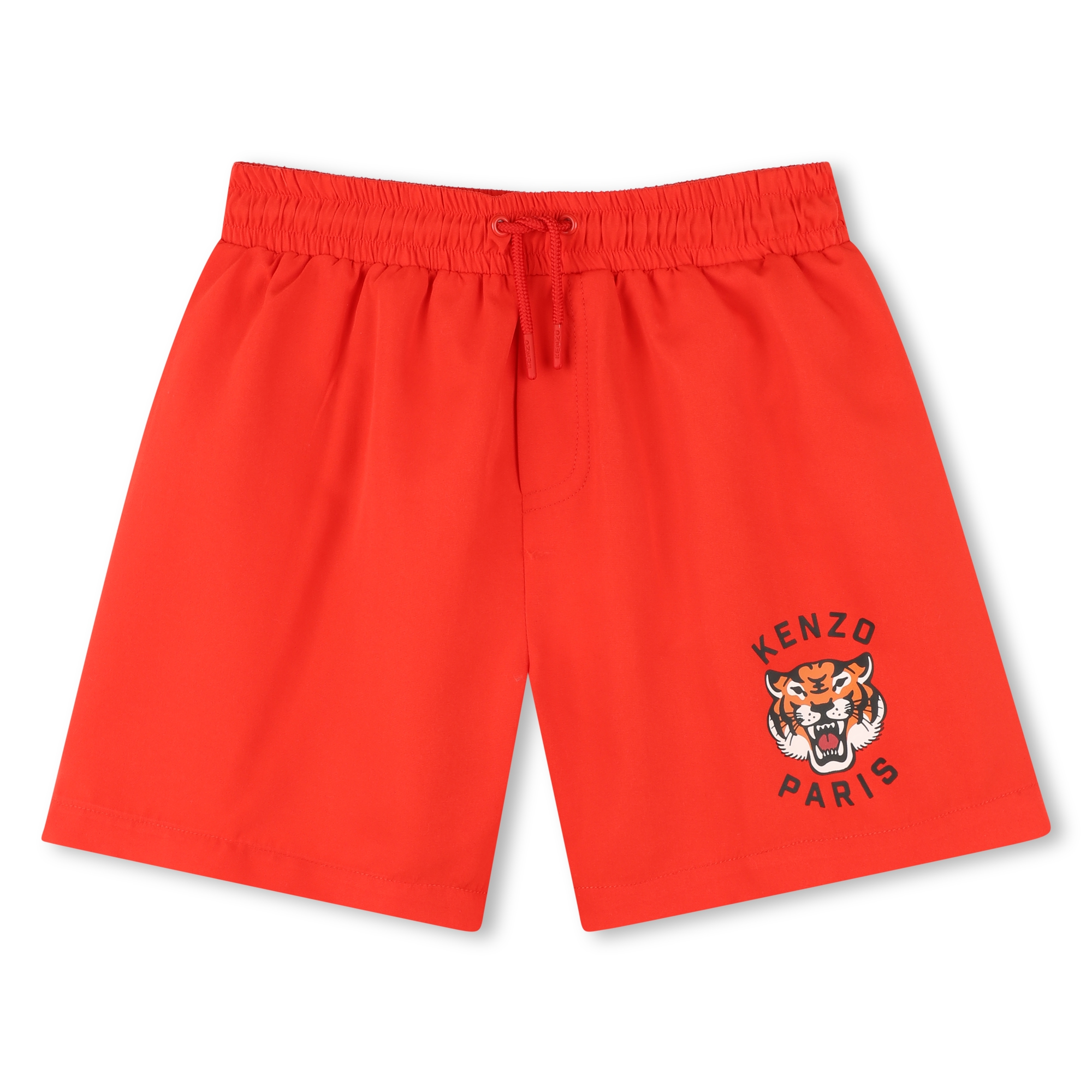 Tiger-print swim shorts KENZO KIDS for BOY