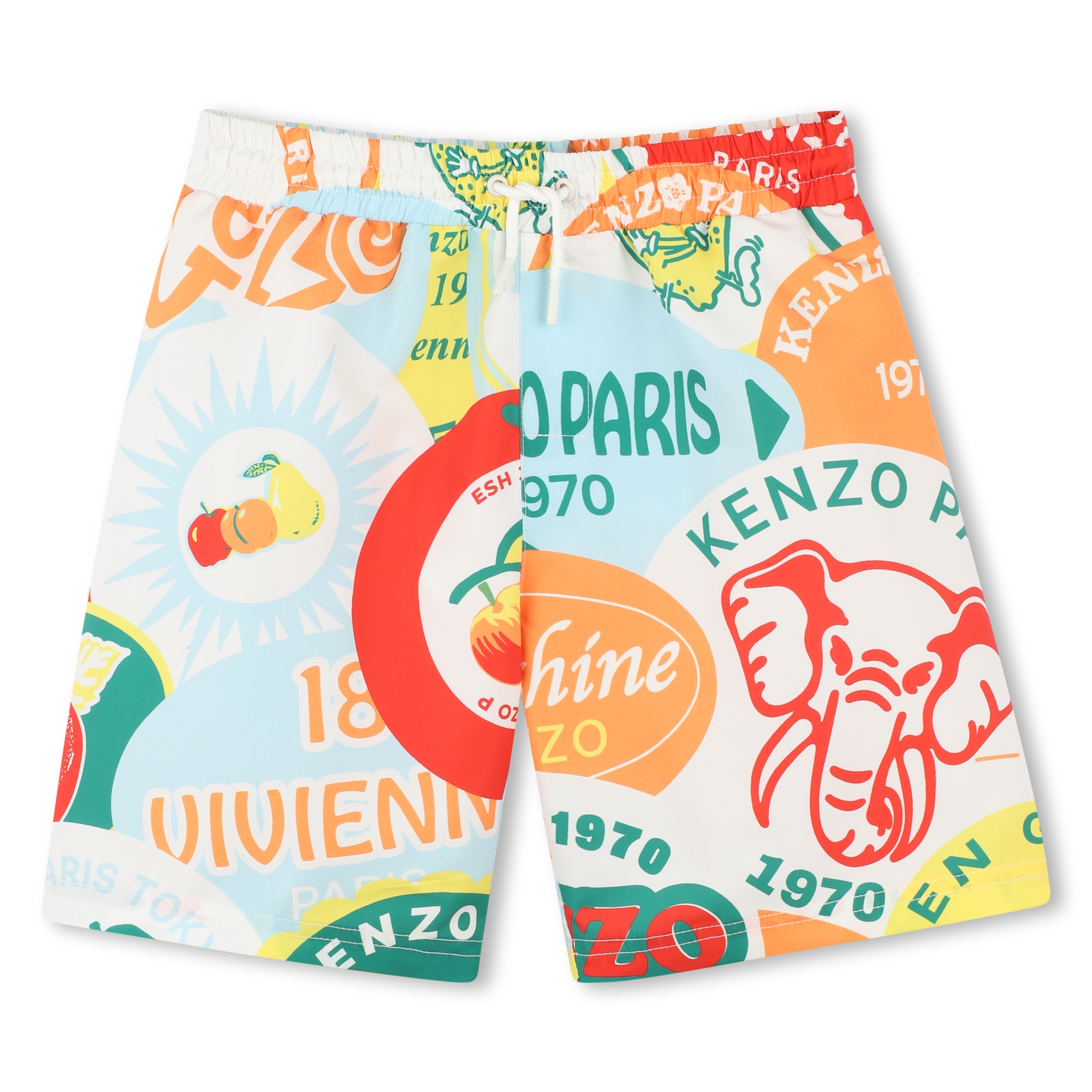 Printed swim shorts KENZO KIDS for BOY