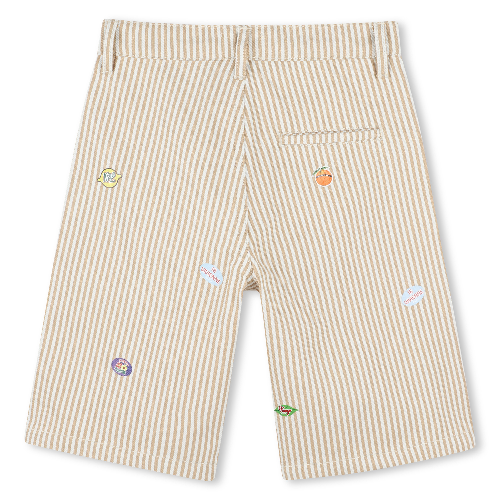 Bermudas de rayas y parches KENZO KIDS para NIÑO