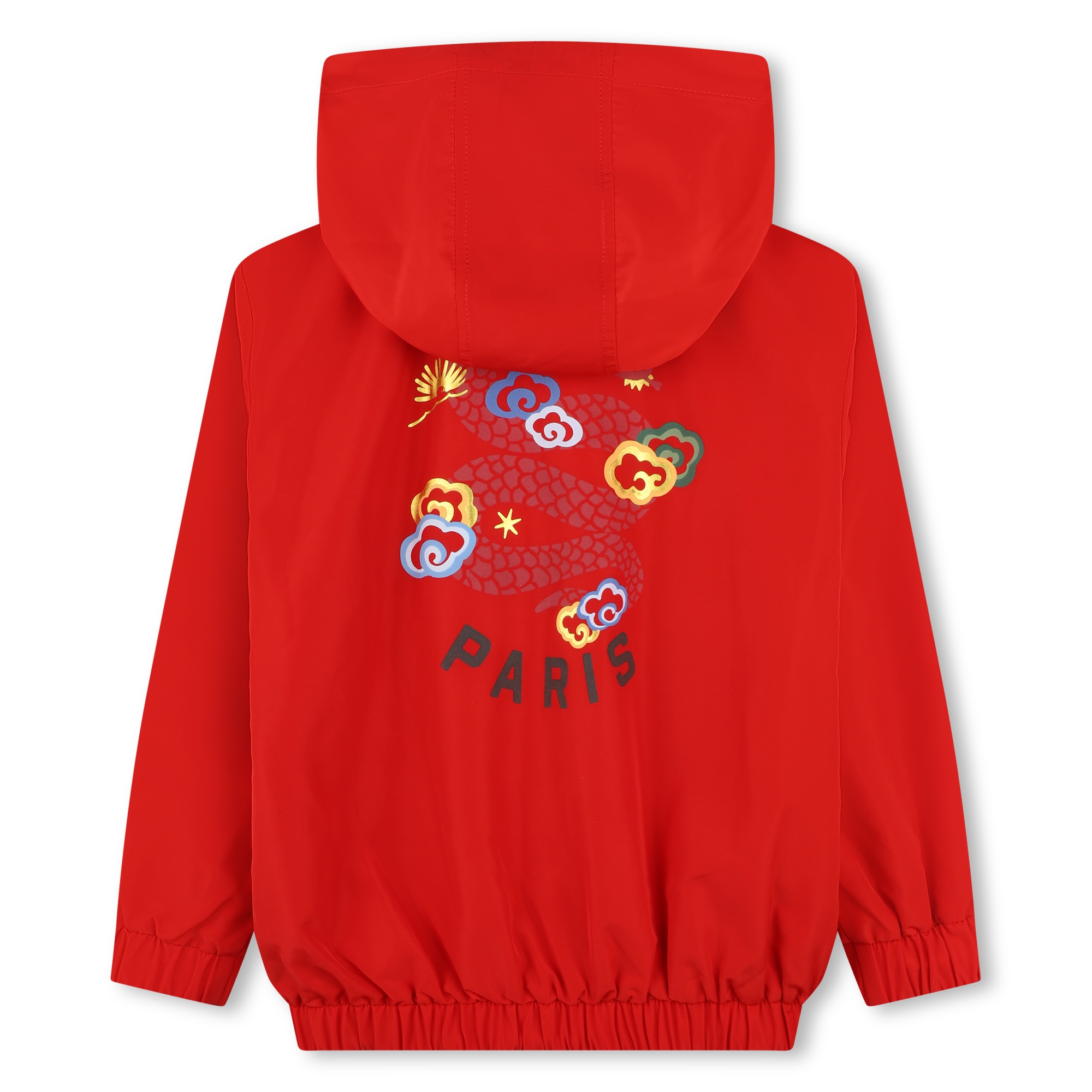 Back-illustrated windbreaker KENZO KIDS for UNISEX