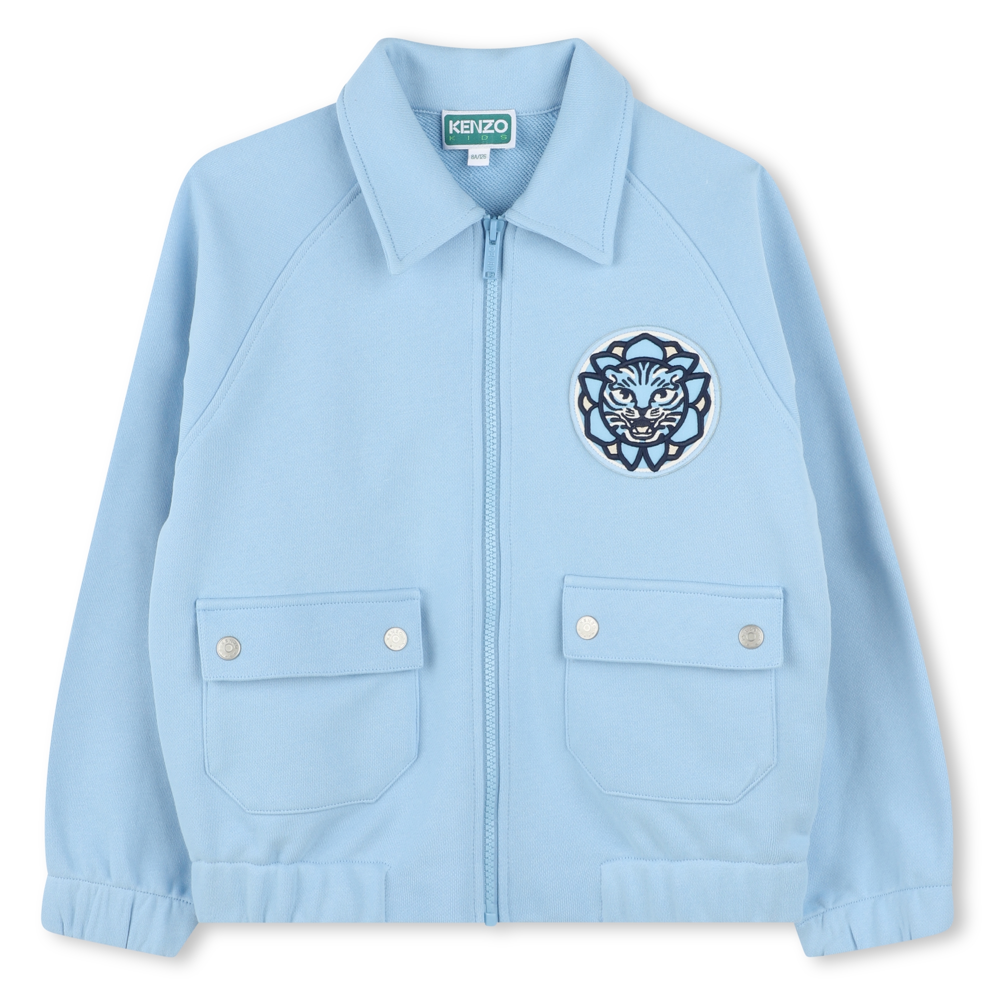 Zip-up jogging sweatshirt KENZO KIDS for BOY