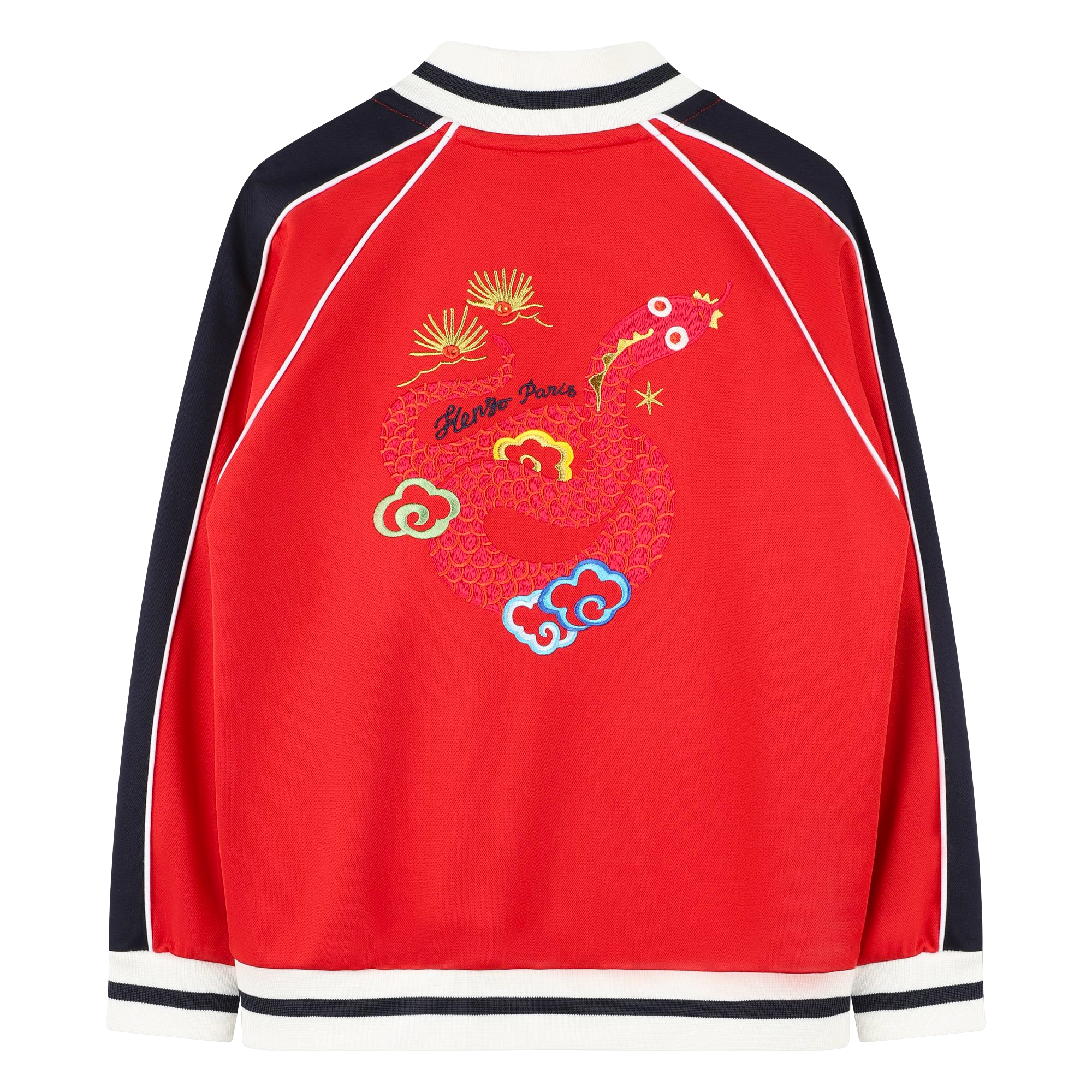 Sweater met rits en hoge kraag KENZO KIDS Voor