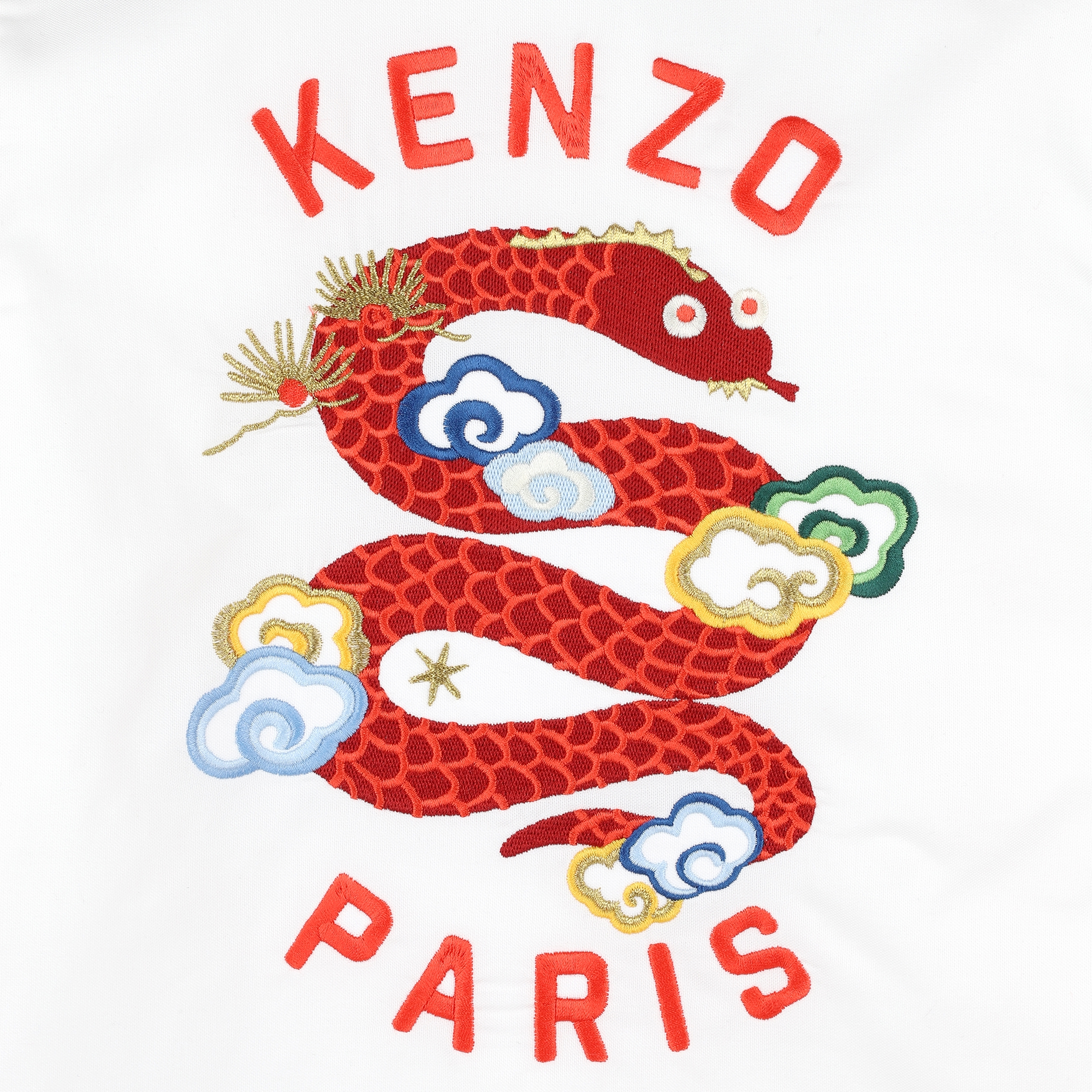 Embroidered cotton shirt KENZO KIDS for BOY