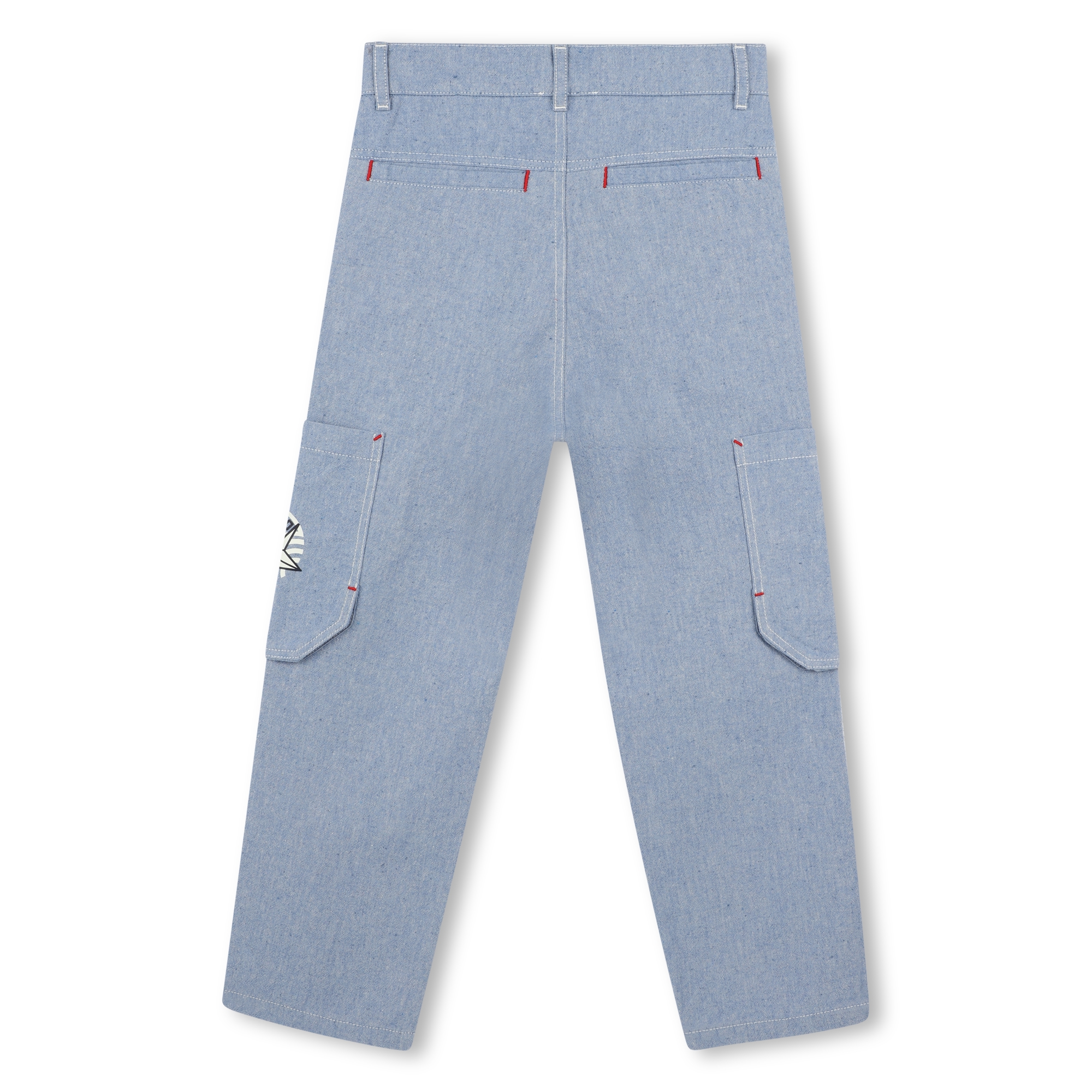 Pantalon en coton avec poches KENZO KIDS pour GARCON