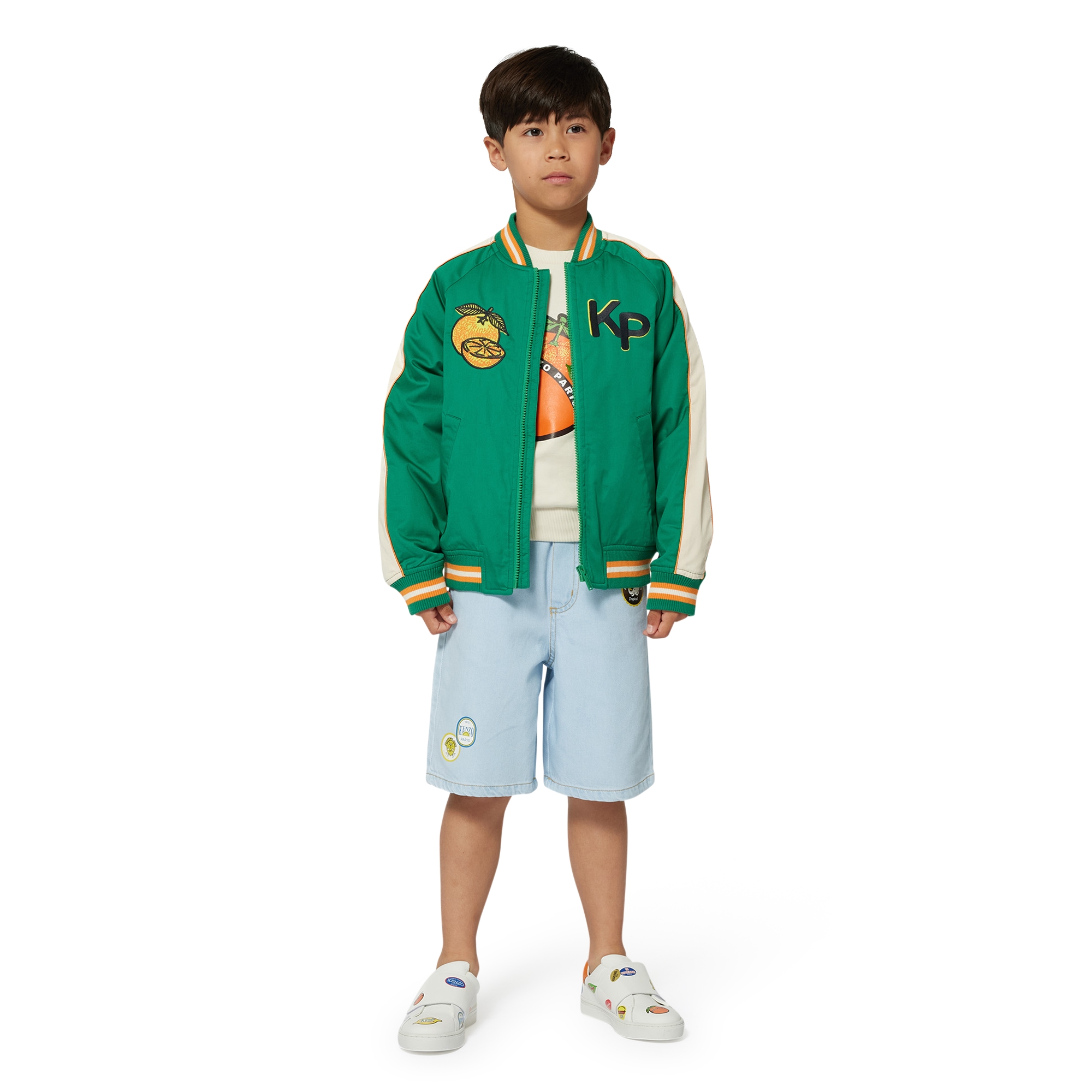 Bermuda à broderie KENZO KIDS pour GARCON