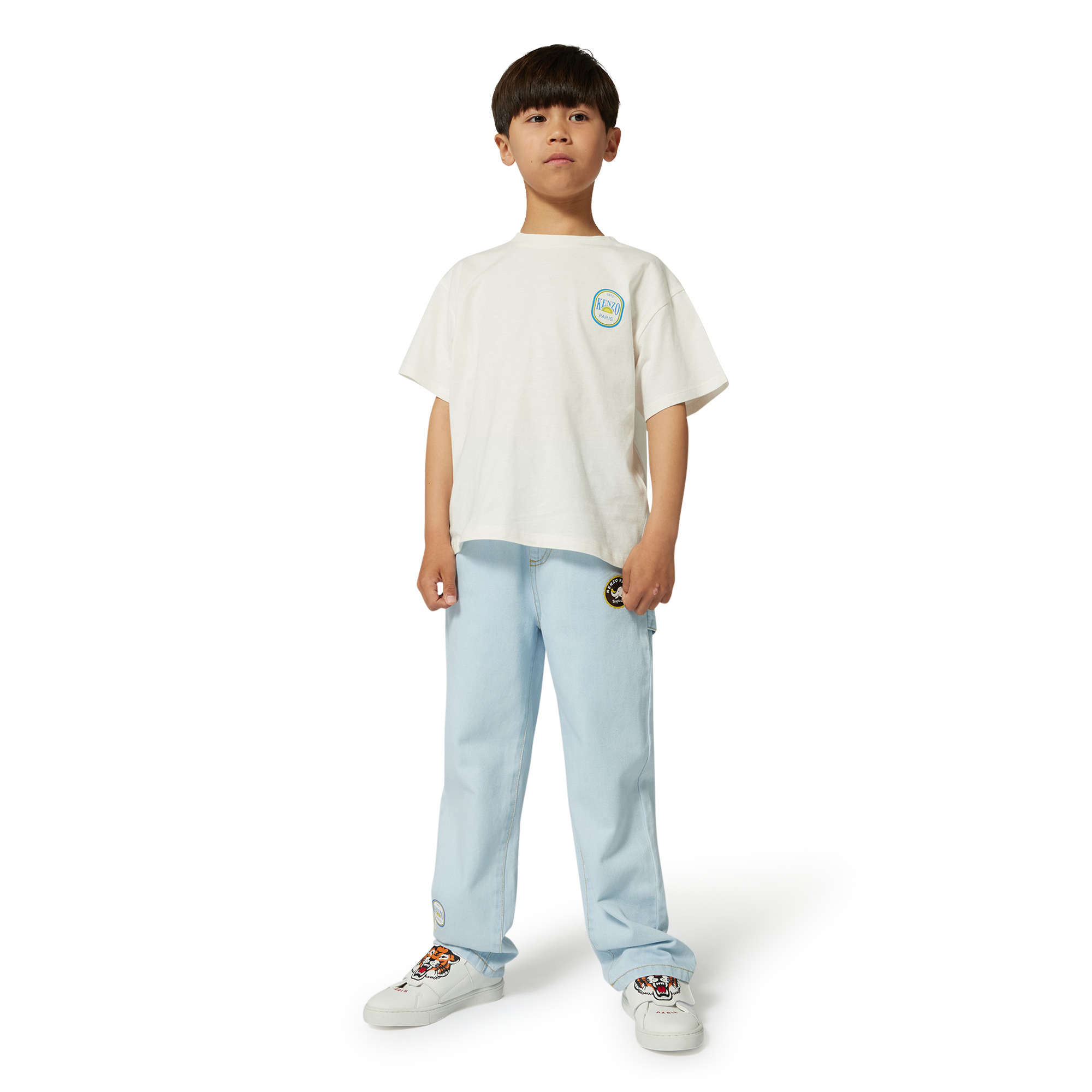 Jeans with logo motifs KENZO KIDS for BOY