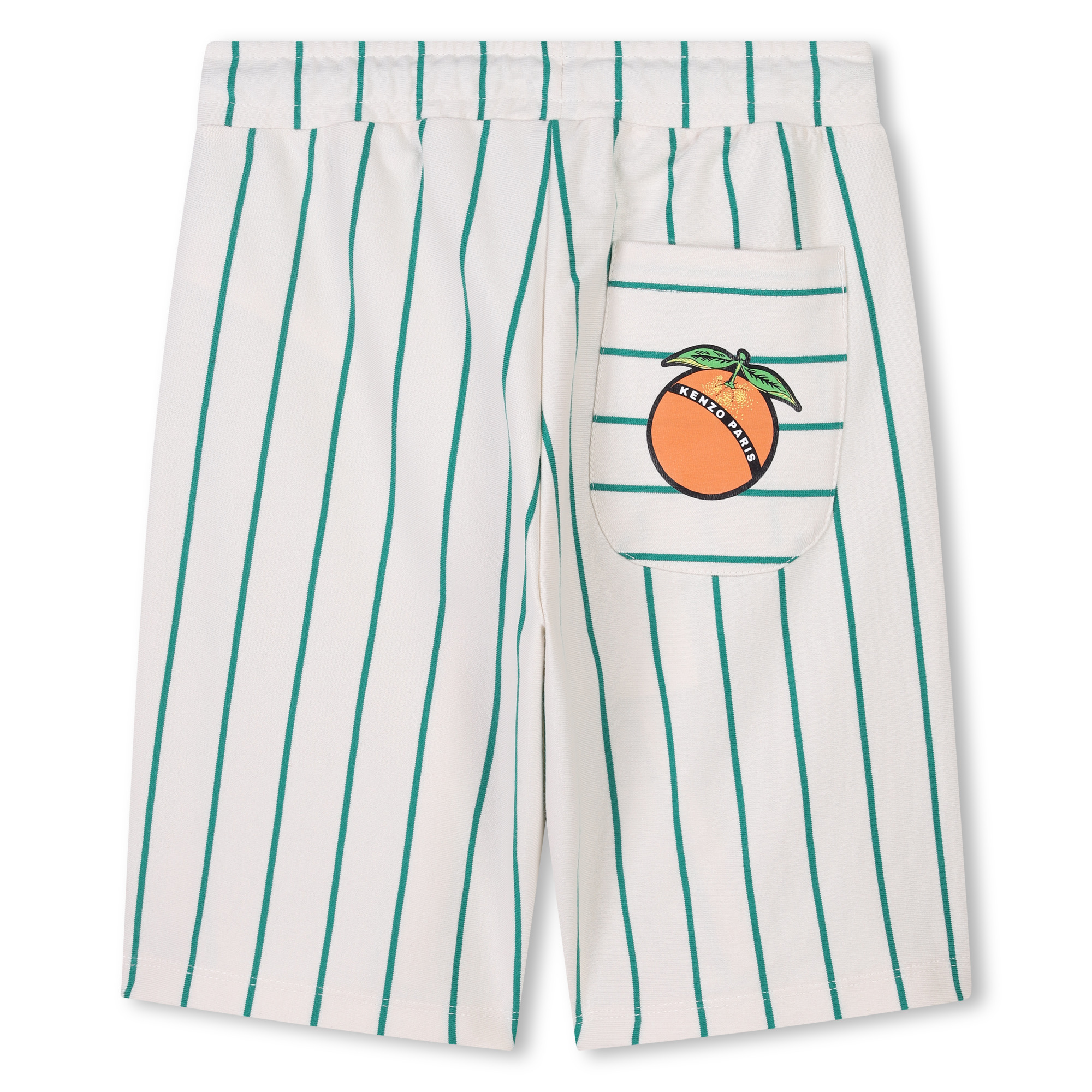 Striped cotton Bermuda shorts KENZO KIDS for BOY