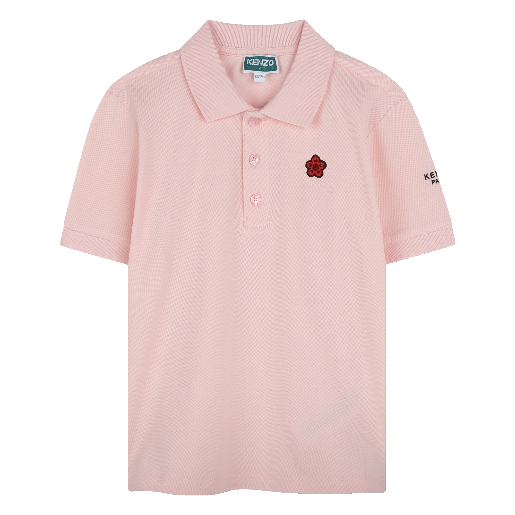 Polo avec badge et broderie KENZO KIDS pour UNISEXE